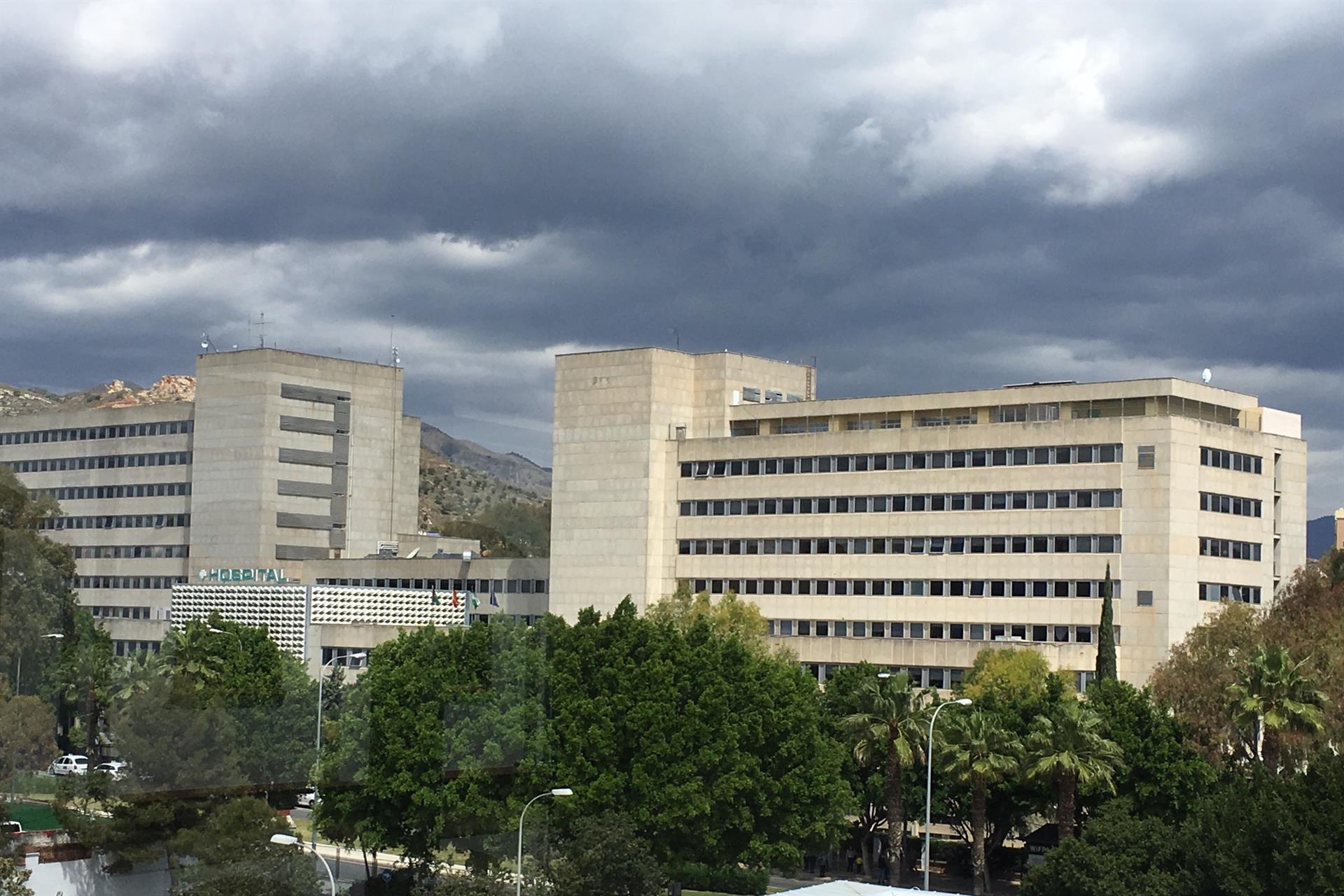 El Hospital Materno infantil de Málaga. 