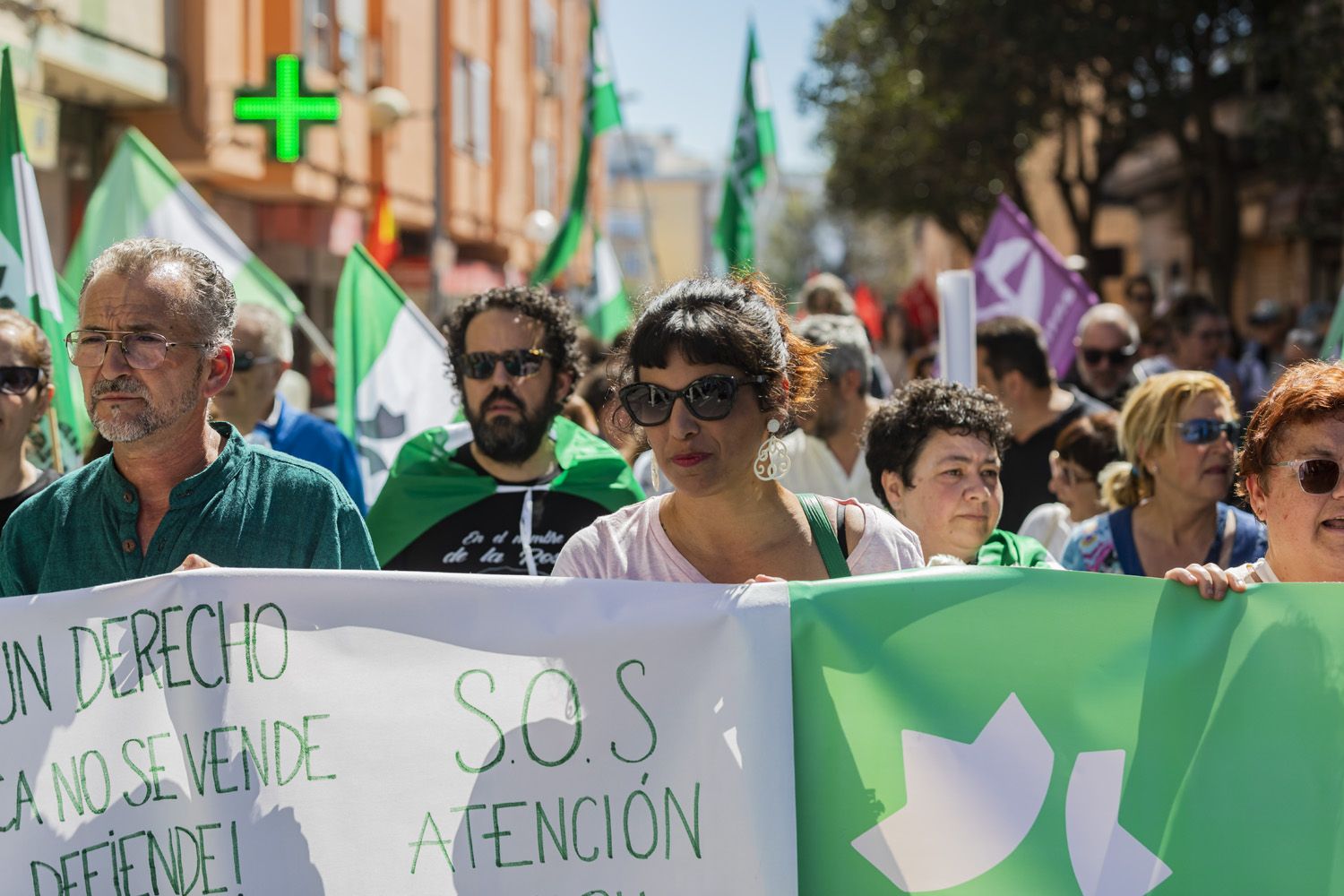 Imagen de archivo a favor de la sanidad pública en Andalucía.