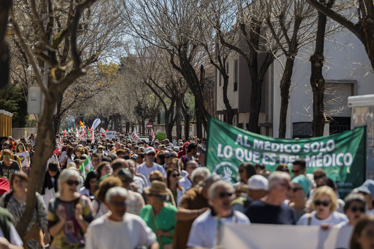 Imagen de una manifestación en defensa de la Sanidad Pública en Cádiz. Imagen de una manifestación en defensa de la Sanidad Pública en Cádiz.