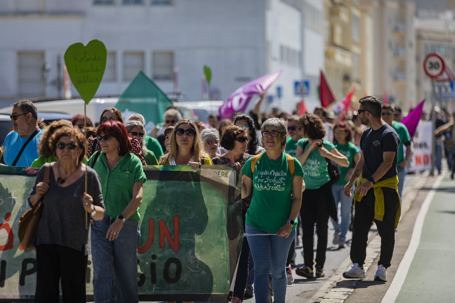 MANIFESTACION EDUCACION PUBLICA CADIZ 