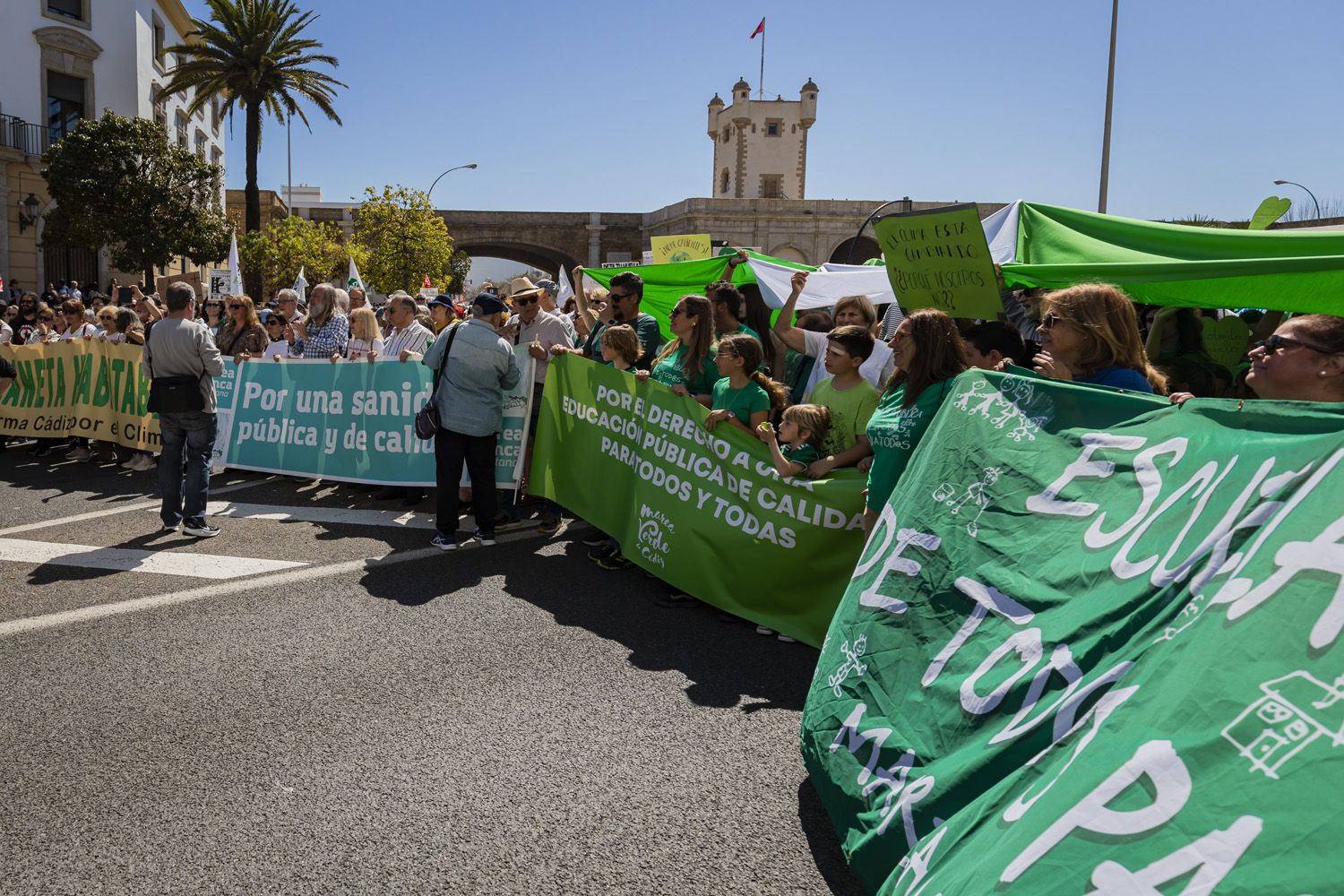 MANIFESTACION EDUCACION PUBLICA CADIZ 