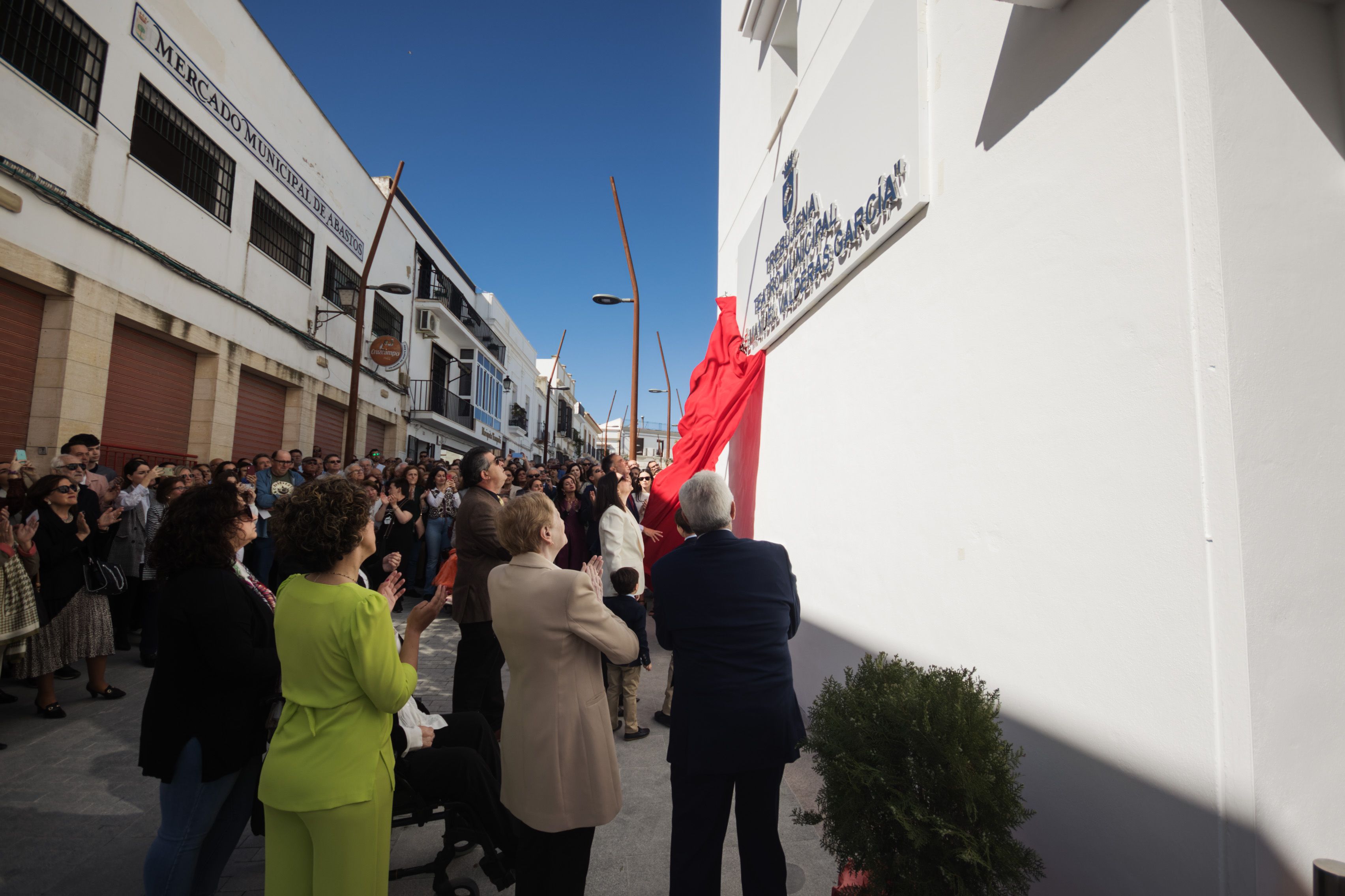 Inauguración del Teatro Municipal José Manuel Valderas García en Trebujena