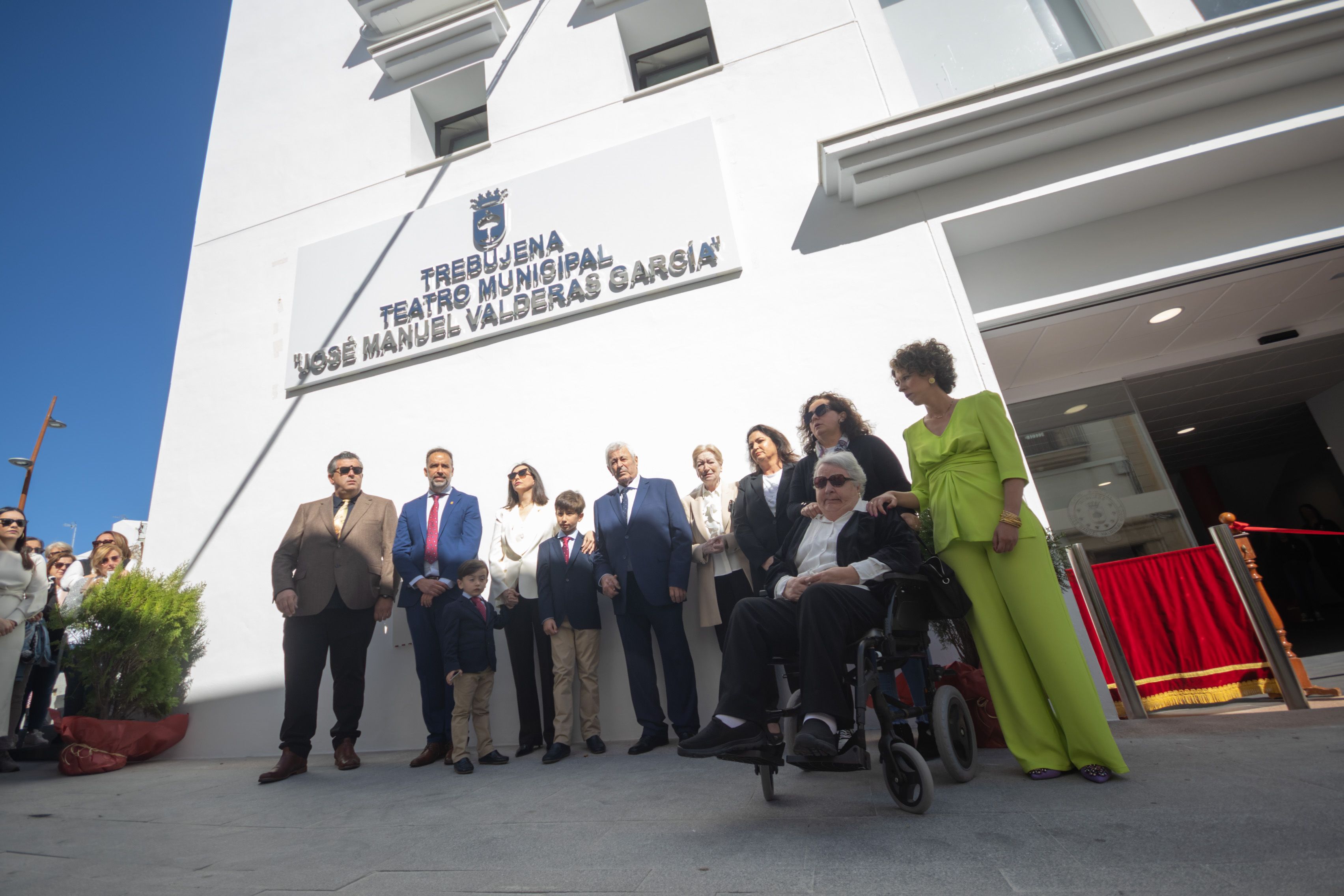 Inauguración del Teatro Municipal José Manuel Valderas García en Trebujena