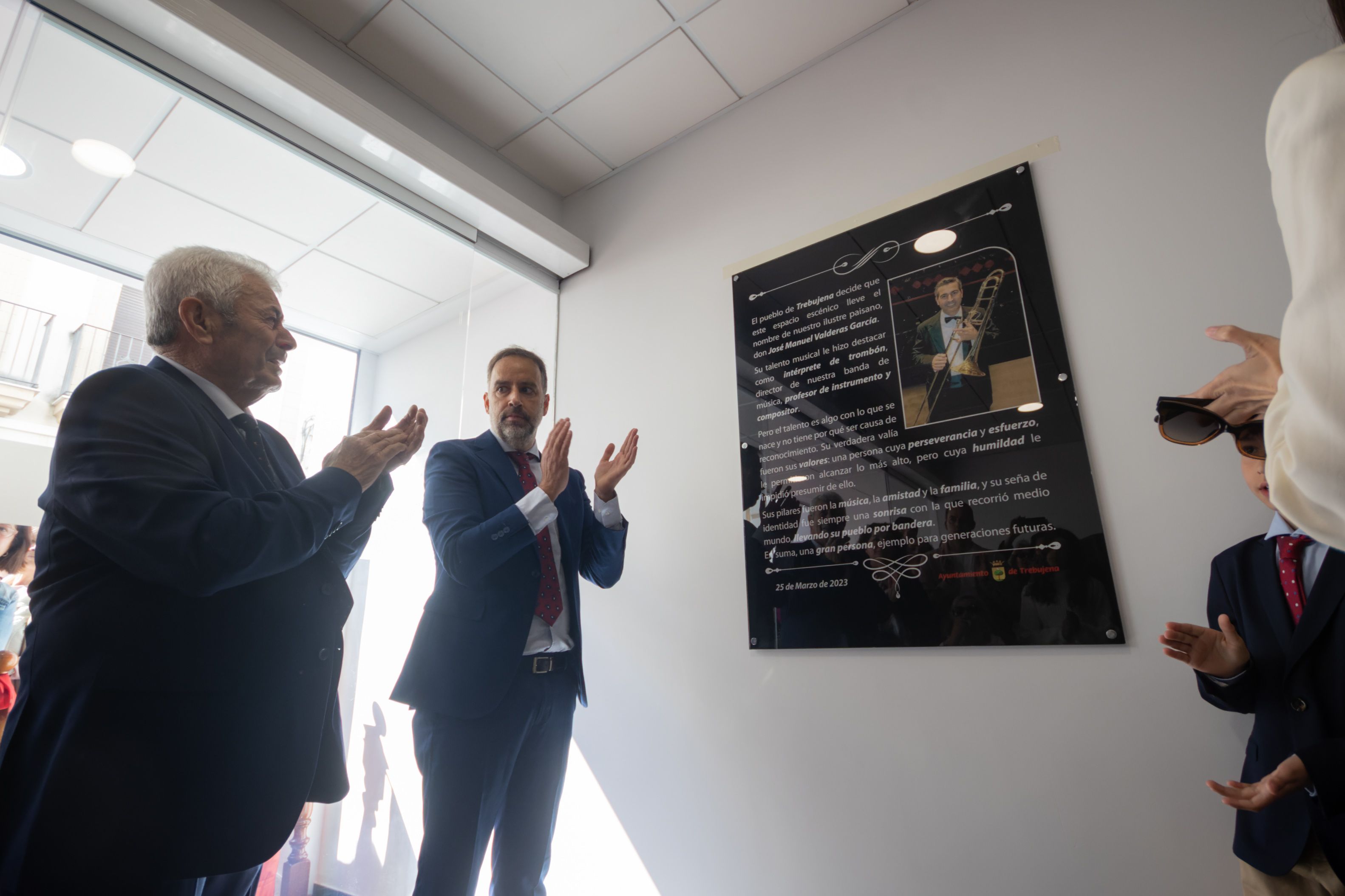 Inauguración del Teatro Municipal José Manuel Valderas García en Trebujena