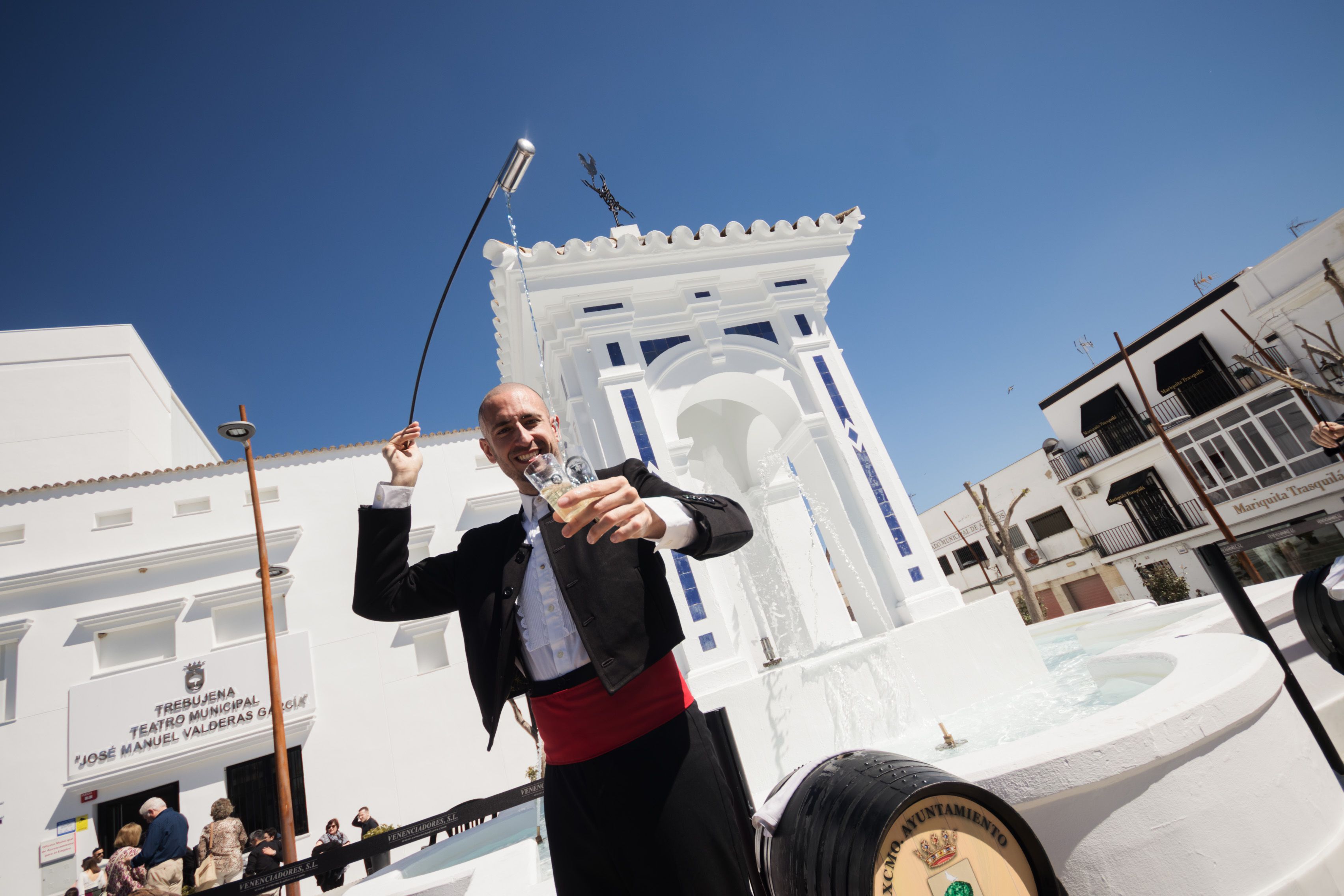 Inauguración del Teatro Municipal José Manuel Valderas García en Trebujena