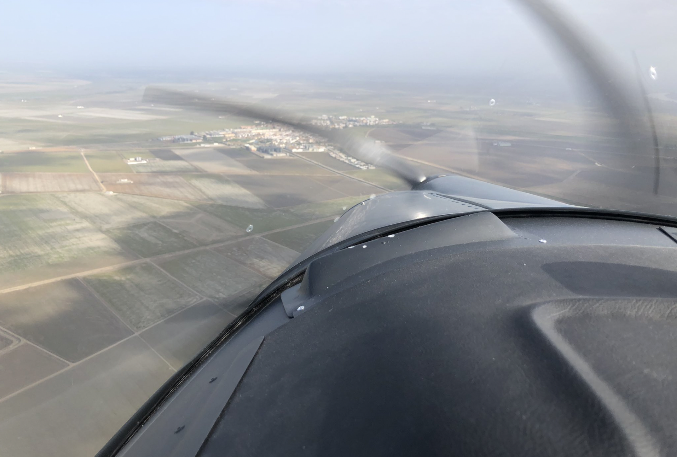 vuelo con motor trebujena