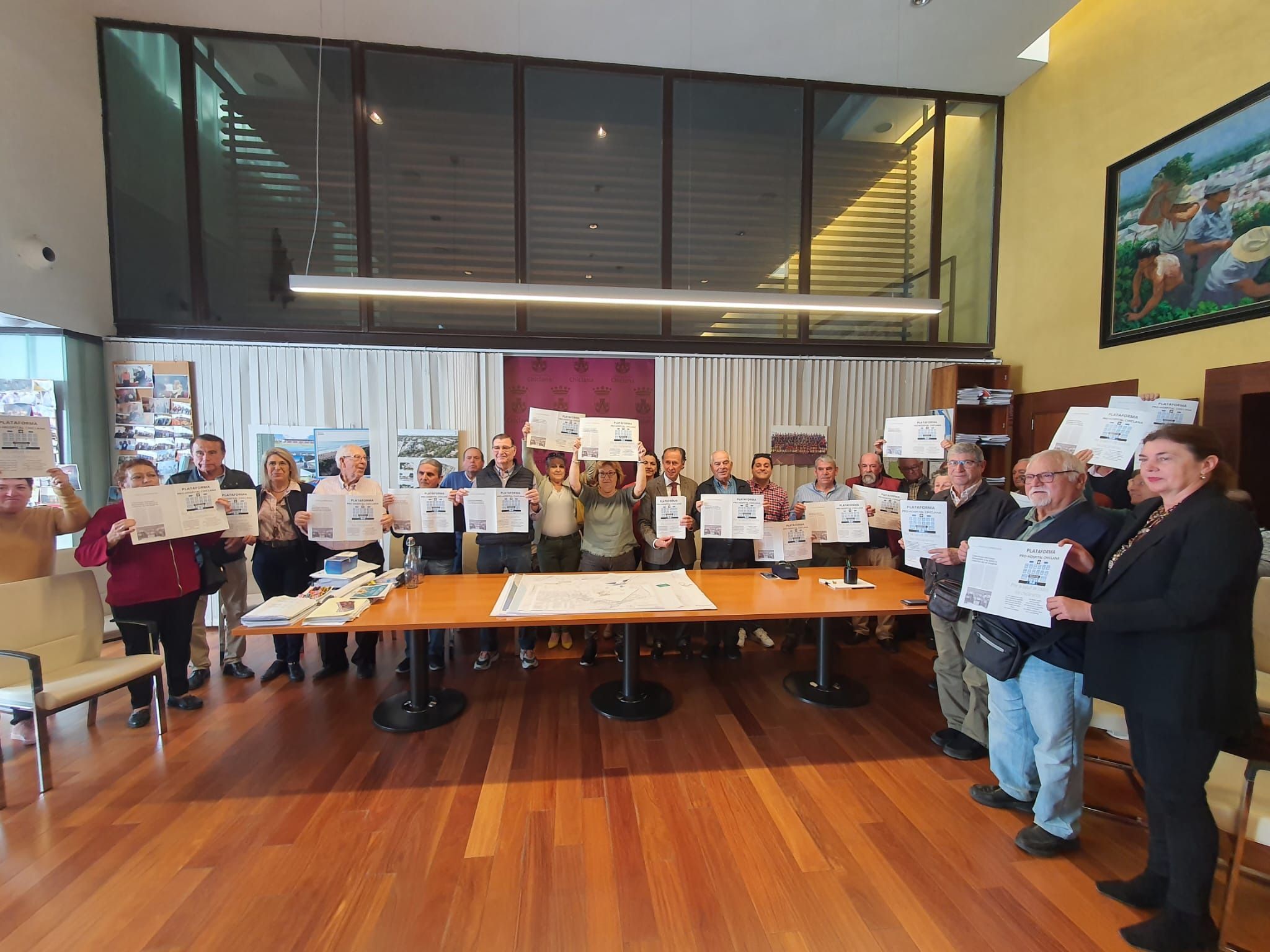 Presentación de la plataforma que lucha para la creación de un nuevo hospital en Chiclana.