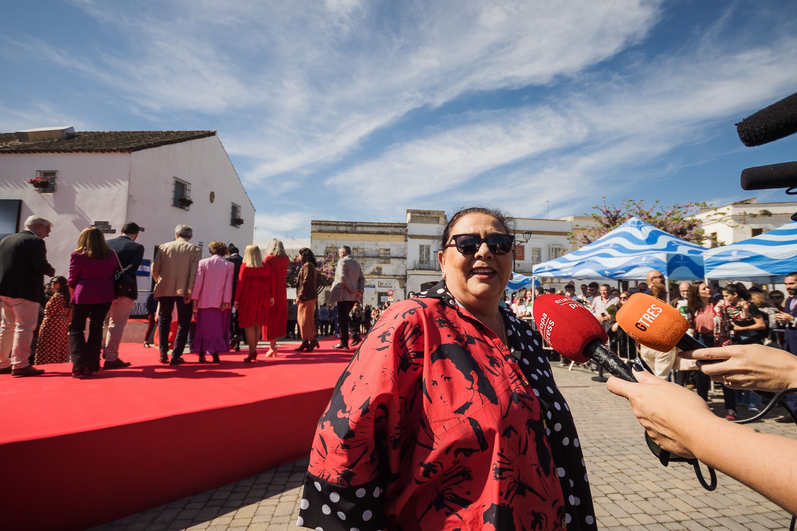 María del Monte no faltó a la cita.  MANU GARCÍA 