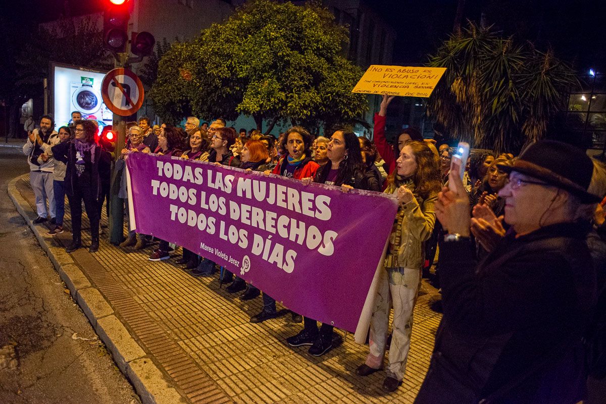 Imagen de archivo de una manifestación contra las agresiones sexuales a mujeres.