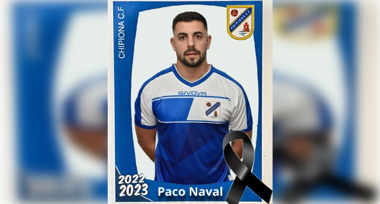 Paco Naval, jugador del Chipiona CF, asesinado en la localidad gaditana.