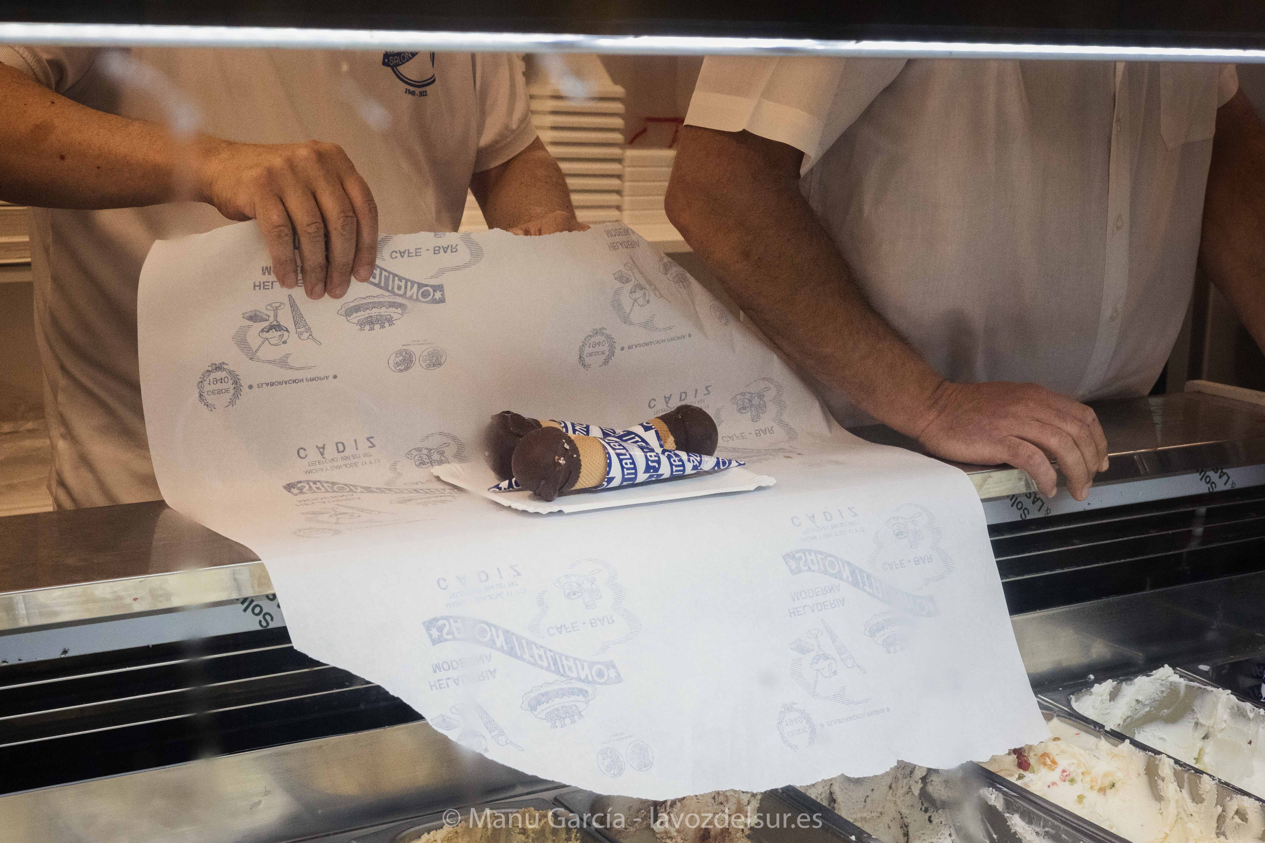 Preparación de topolinos para llevar. 