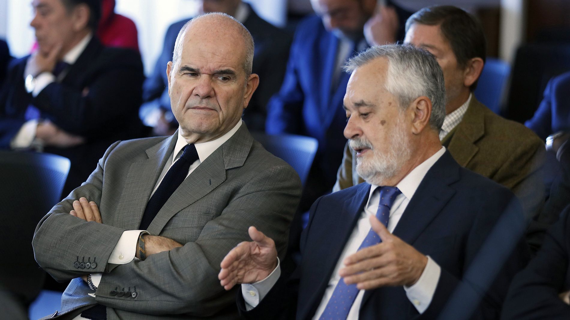 Chaves y Griñán, en el juicio de los ERE (RTVE.es vía EFE/José Manuel Vidal)