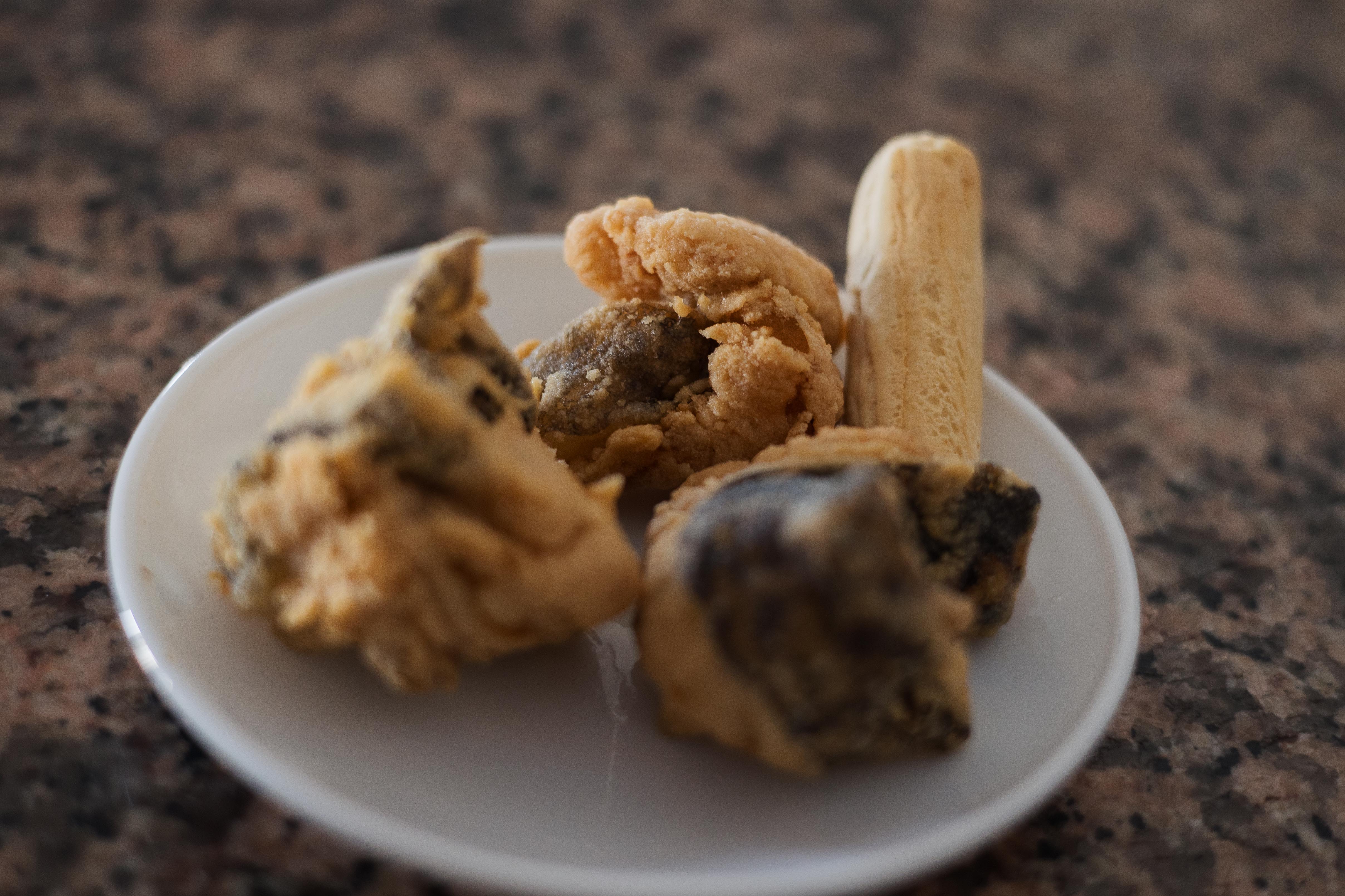 Tapa de morena en adobo.