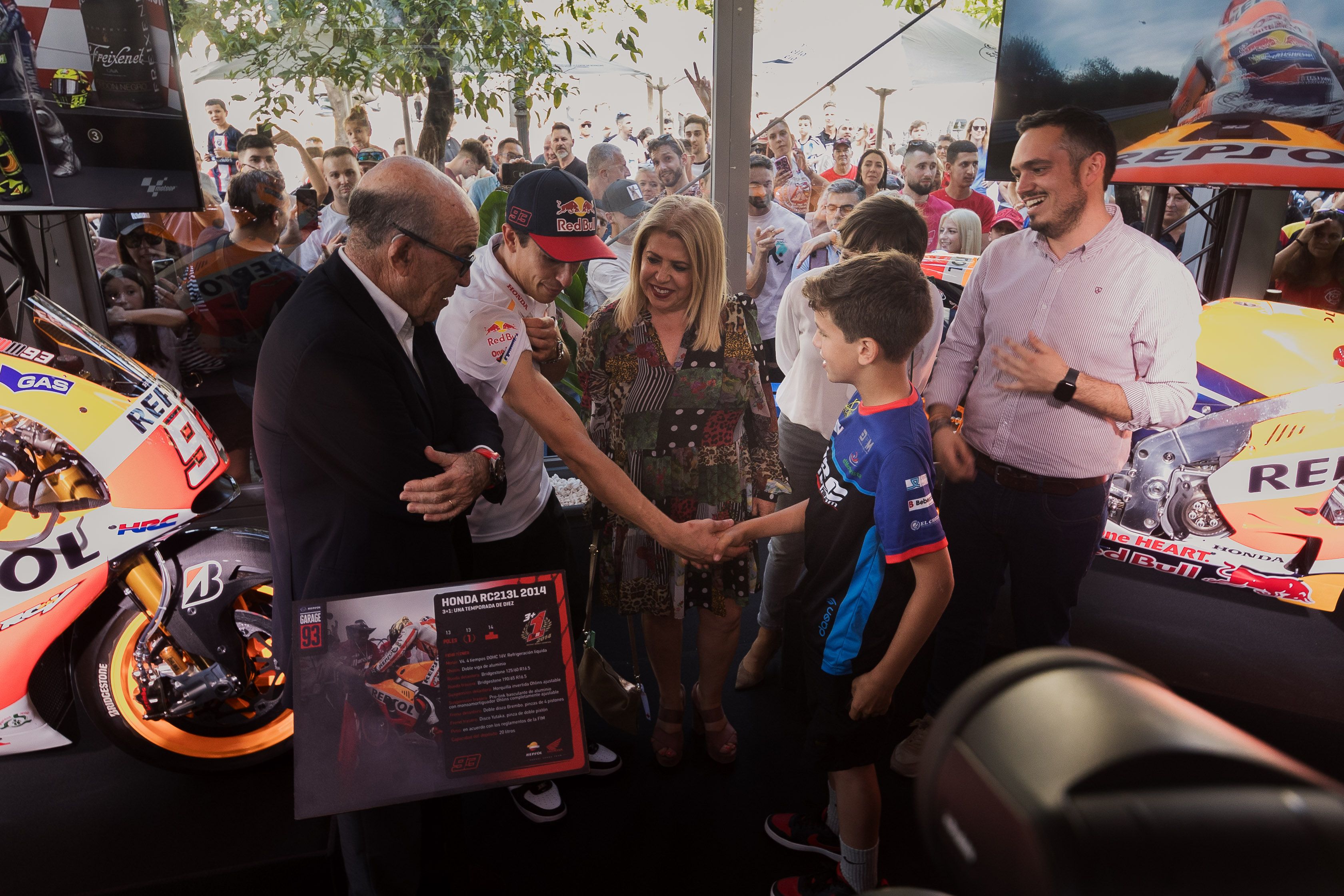Inauguración de Garage 93 de Marc Márquez
