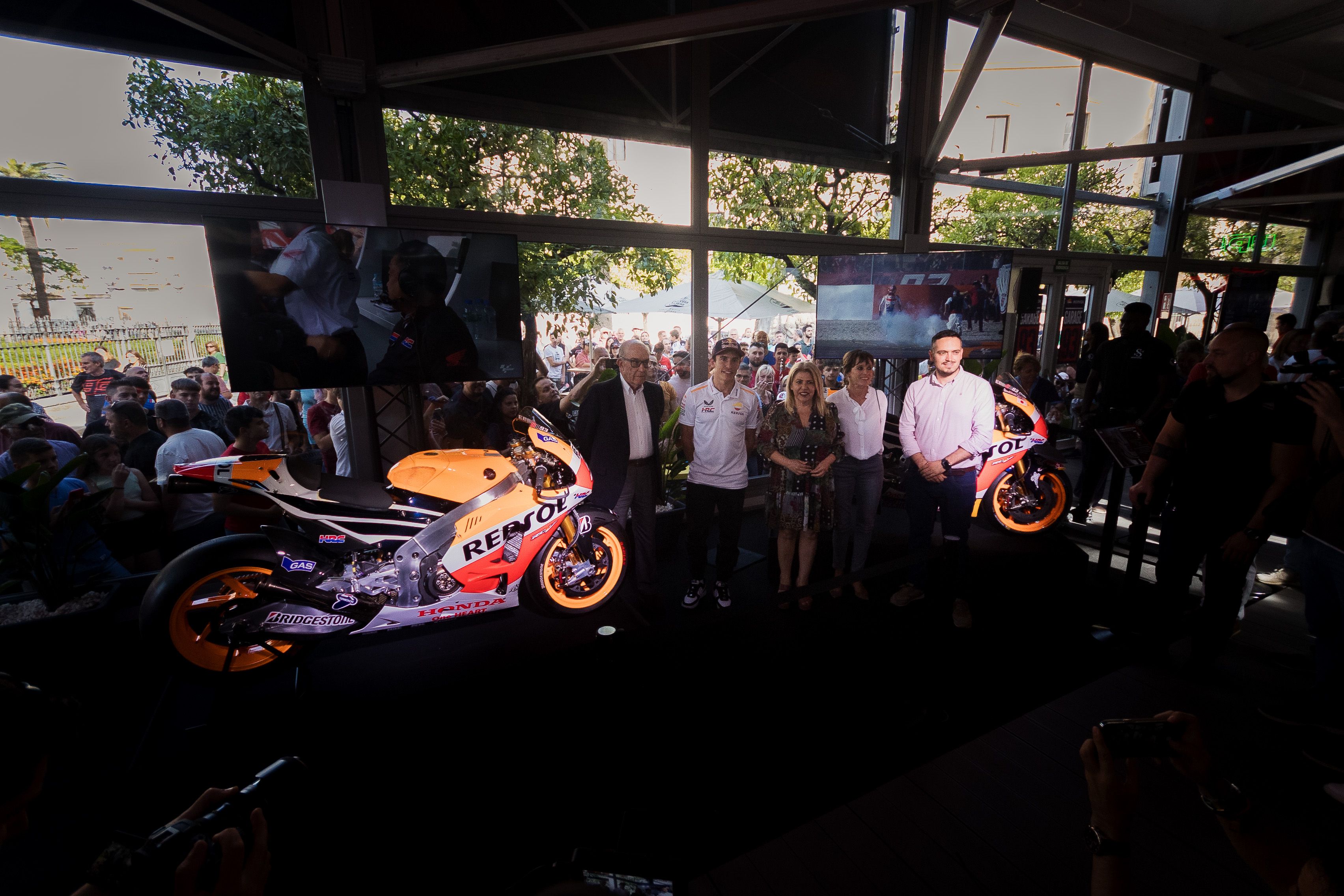 Inauguración de Garage 93 de Marc Márquez 2