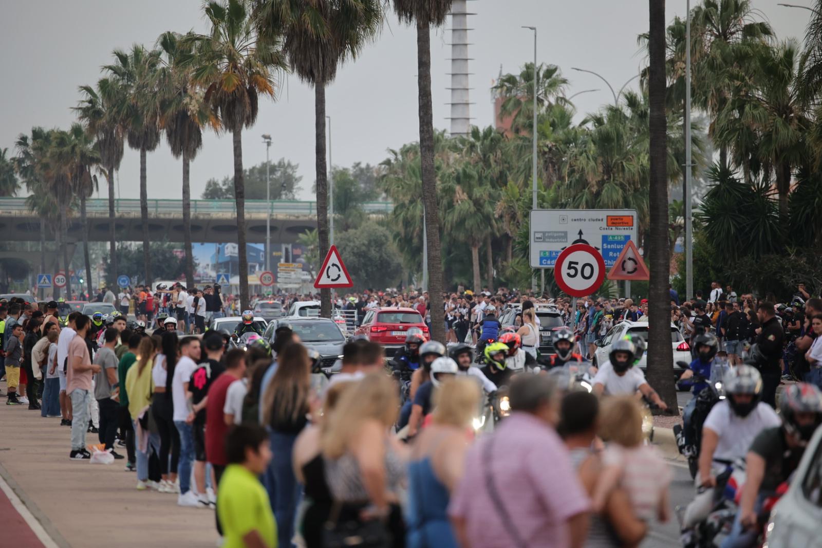 Una imagen del ambiente en las avenidas portuenses.