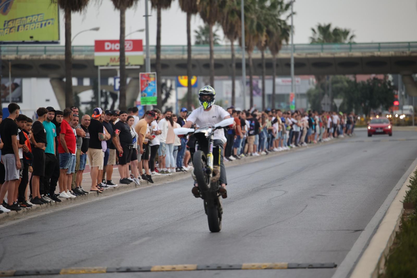 Una edición pasada de la Motorada en El Puerto.