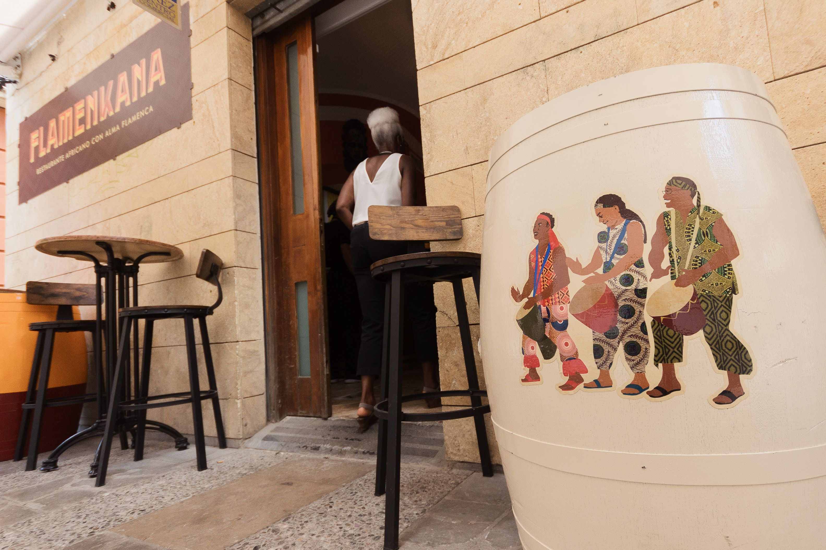 Decoración del restaurante. 