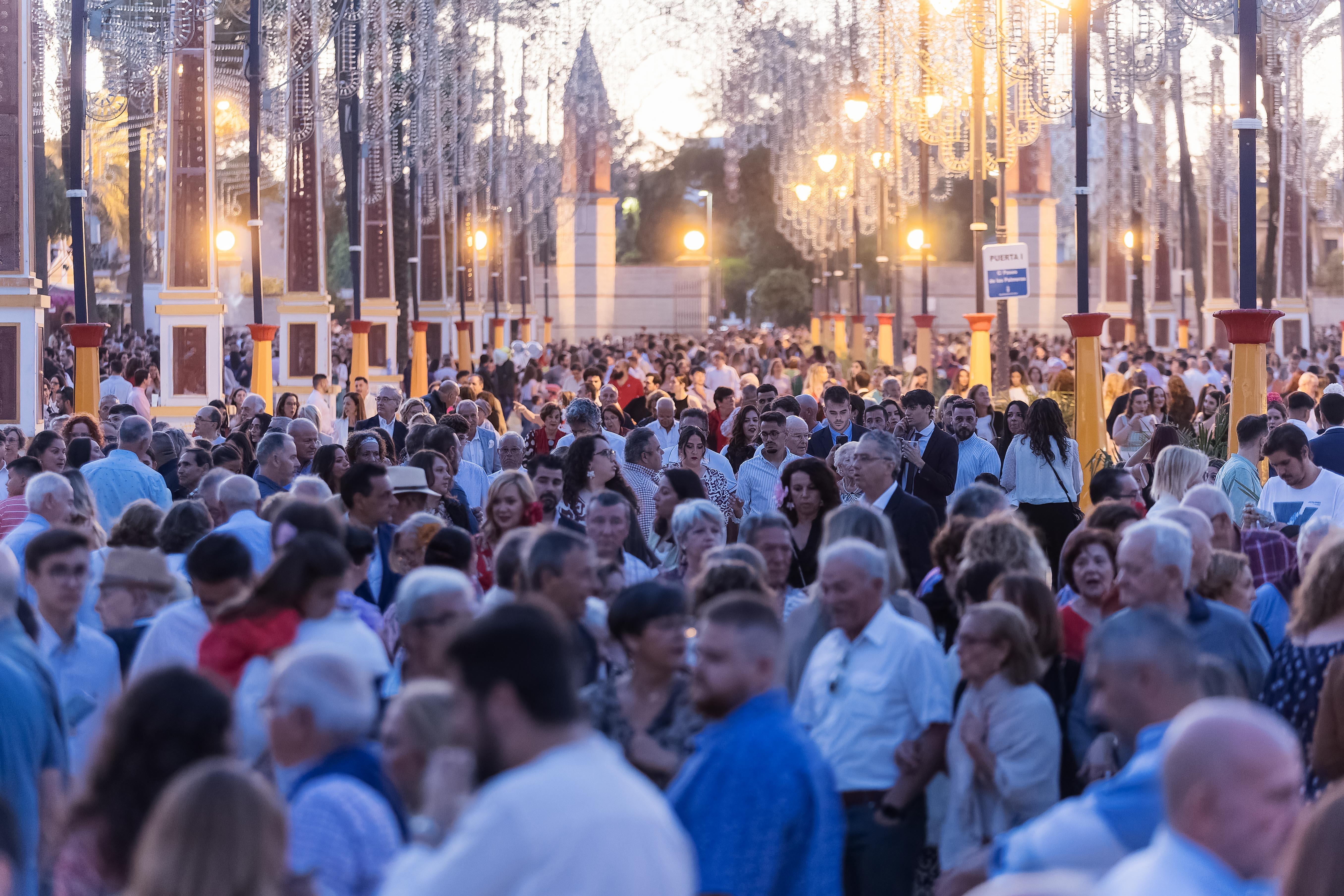 Alumbrado de la Feria de Jerez 2023.