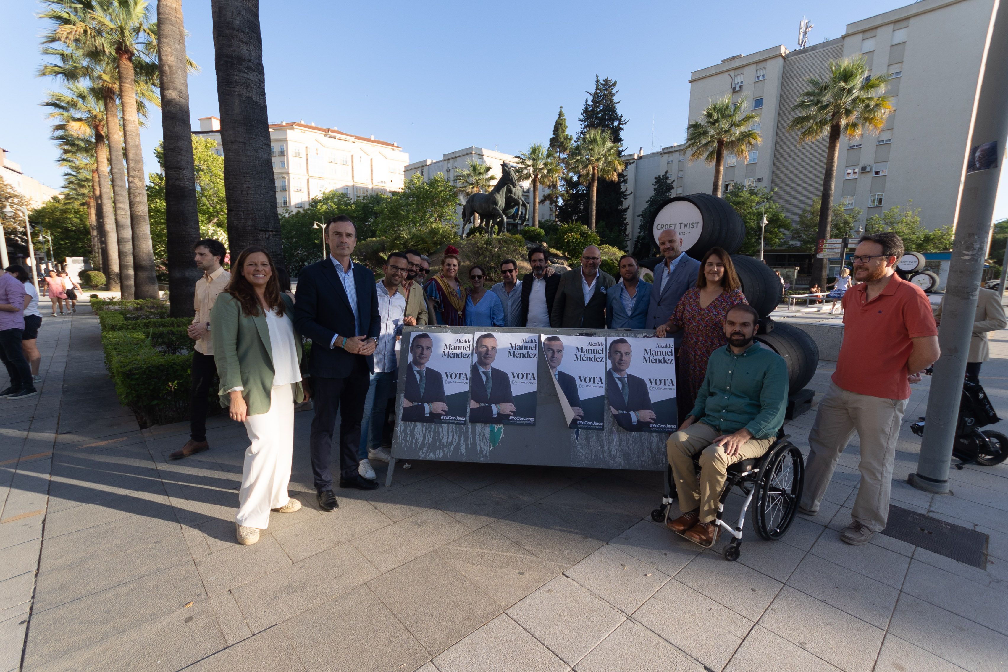 El acto inicial de campaña de Ciudadanos.