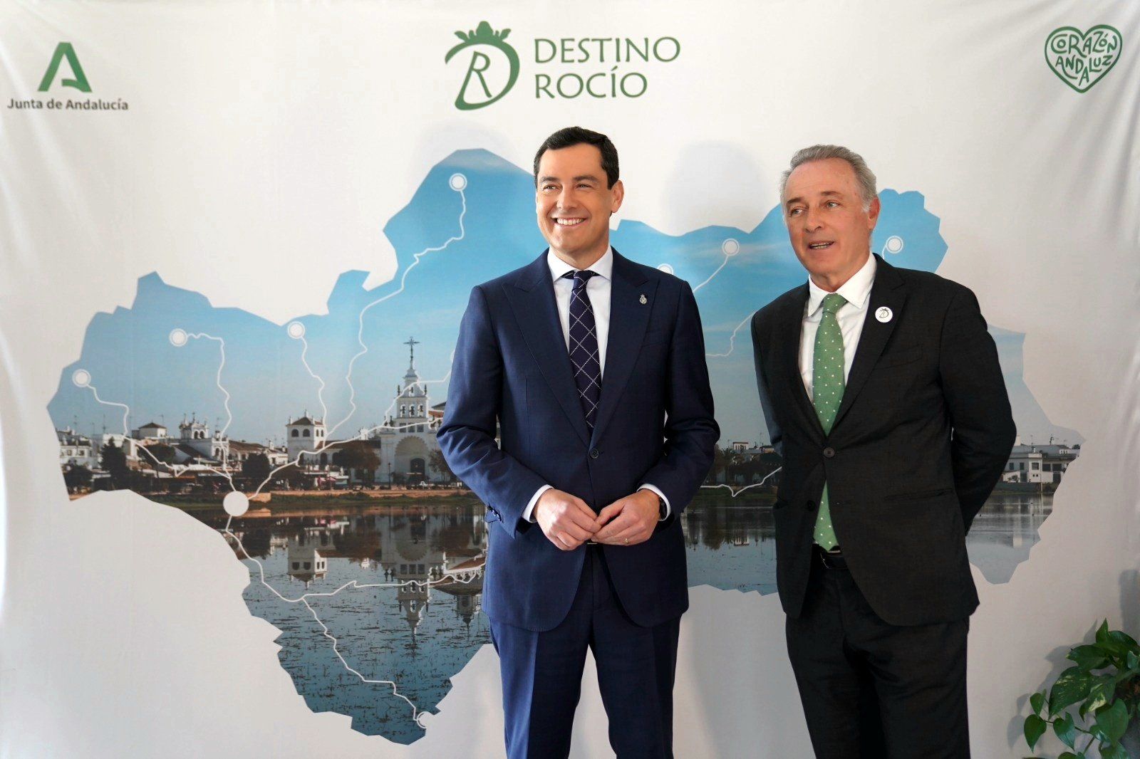 Moreno junto a José Manuel Soto.