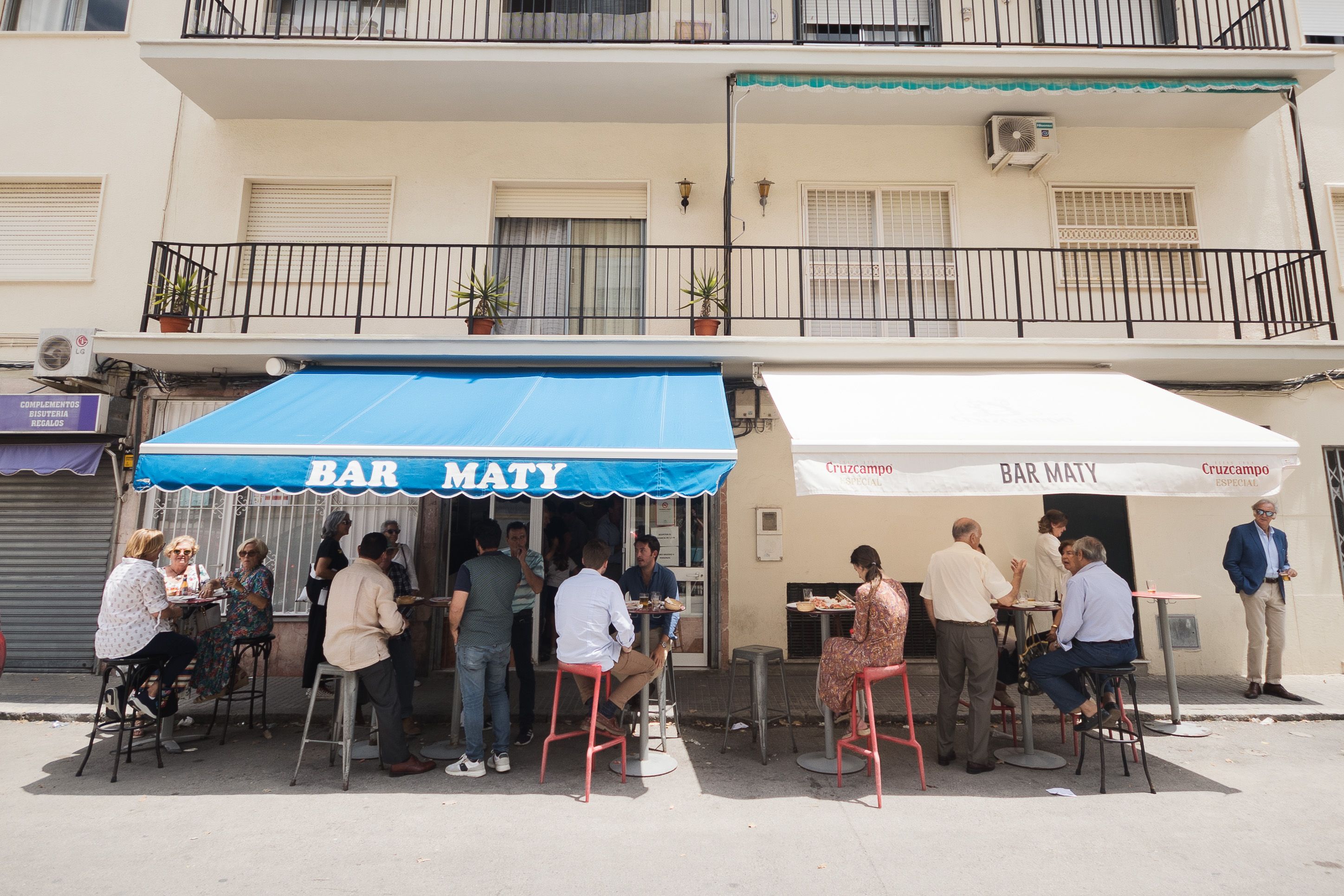 Exterior del Bar Maty.    MANU GARCÍA