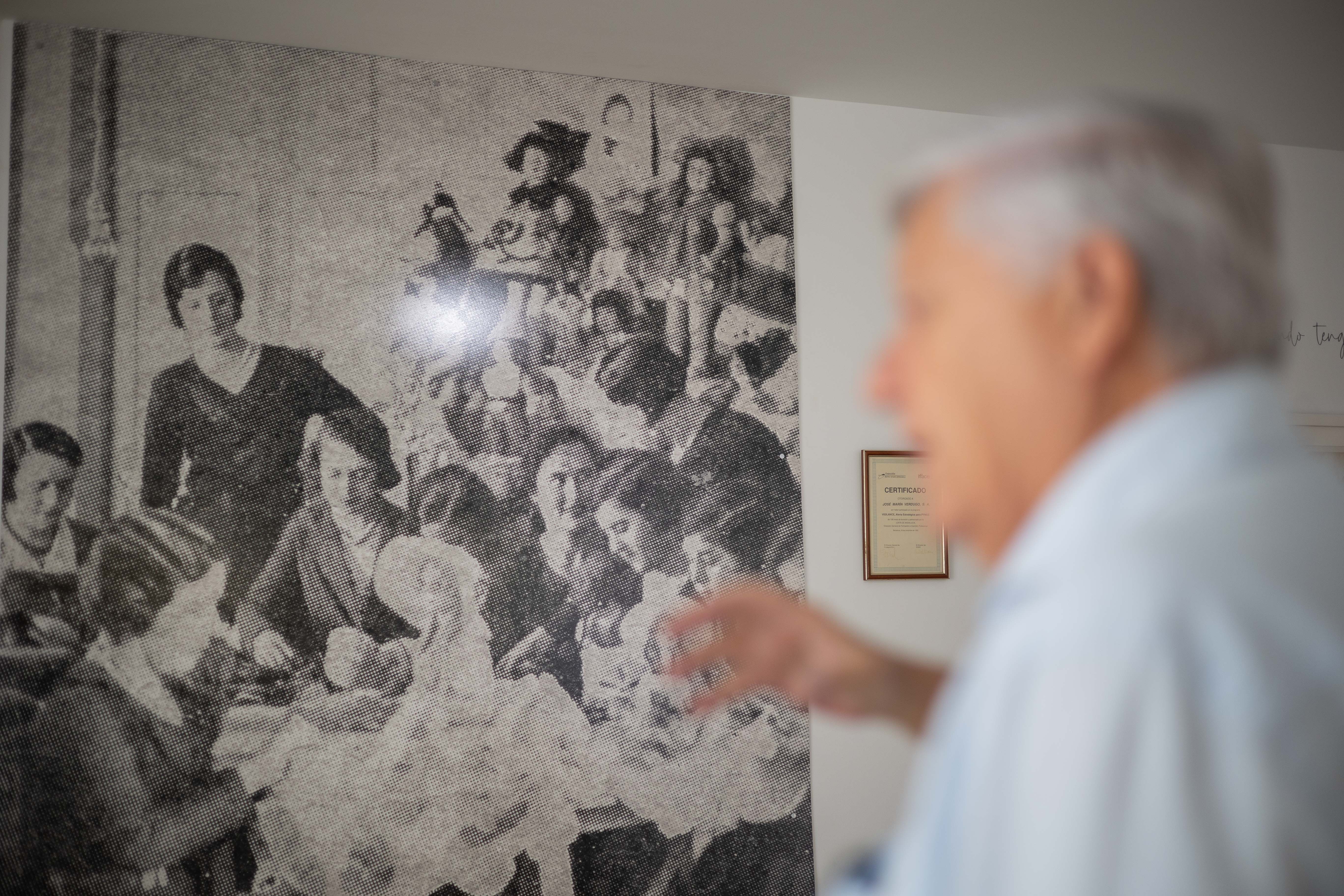 Fotografía del primer taller fundado por Pepe Marín. 