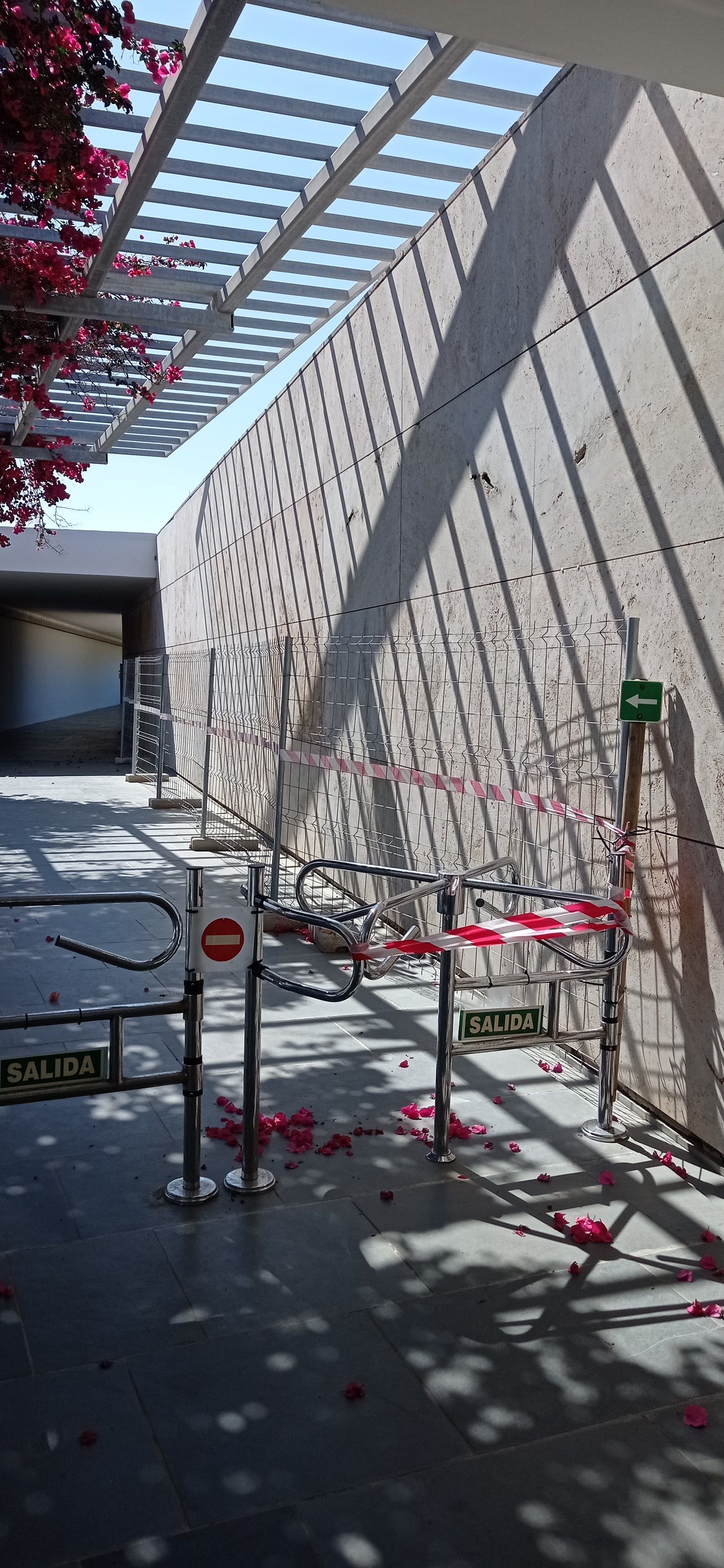 Una parte del edificio. 