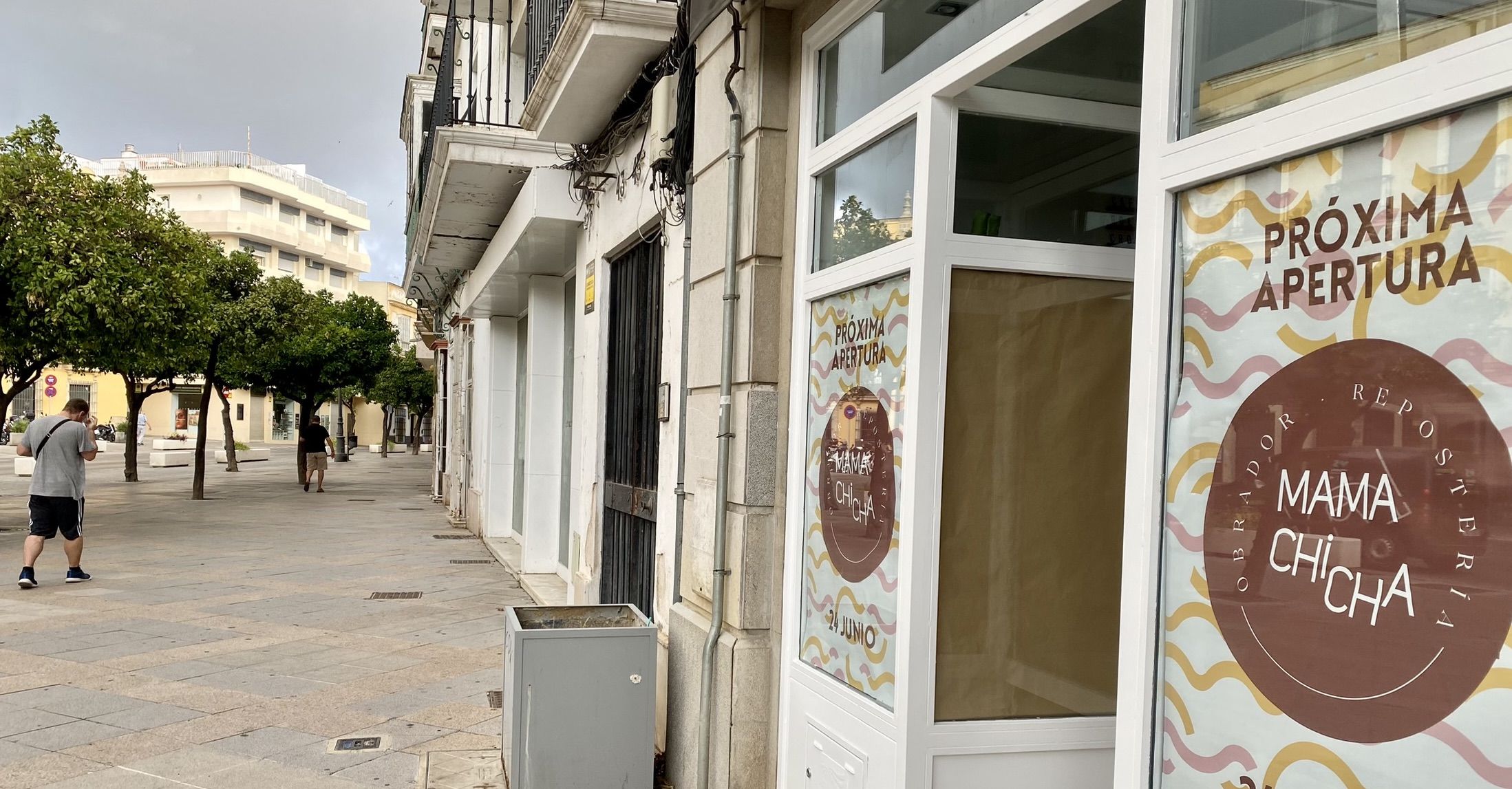 El local de Mamachicha, antes de su apertura, en junio de 2023. Ahora ha sido traspado a otro negocio de pan y dulces.