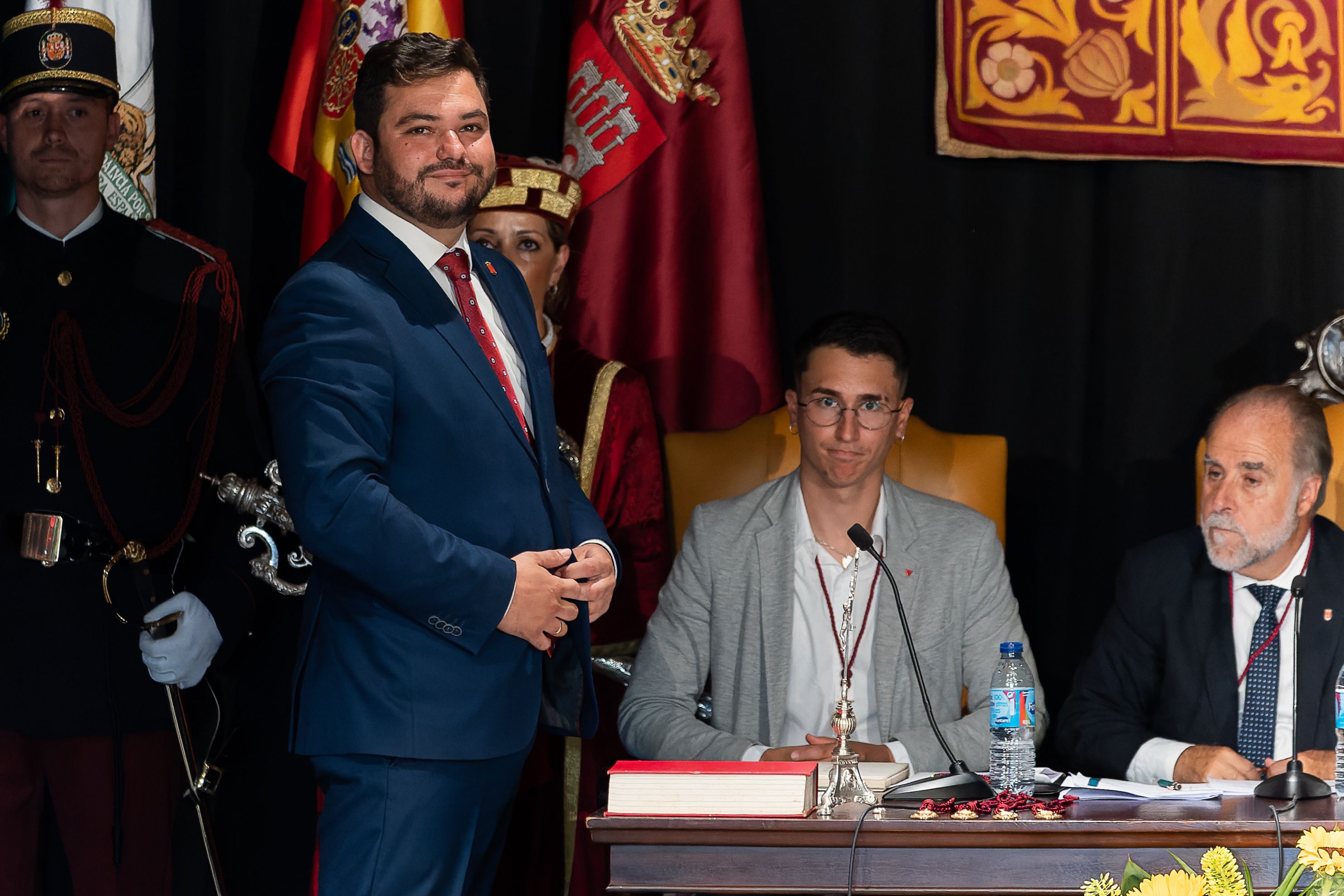 Acto de investidura de Miguel Rodríguez como alcalde de Arcos