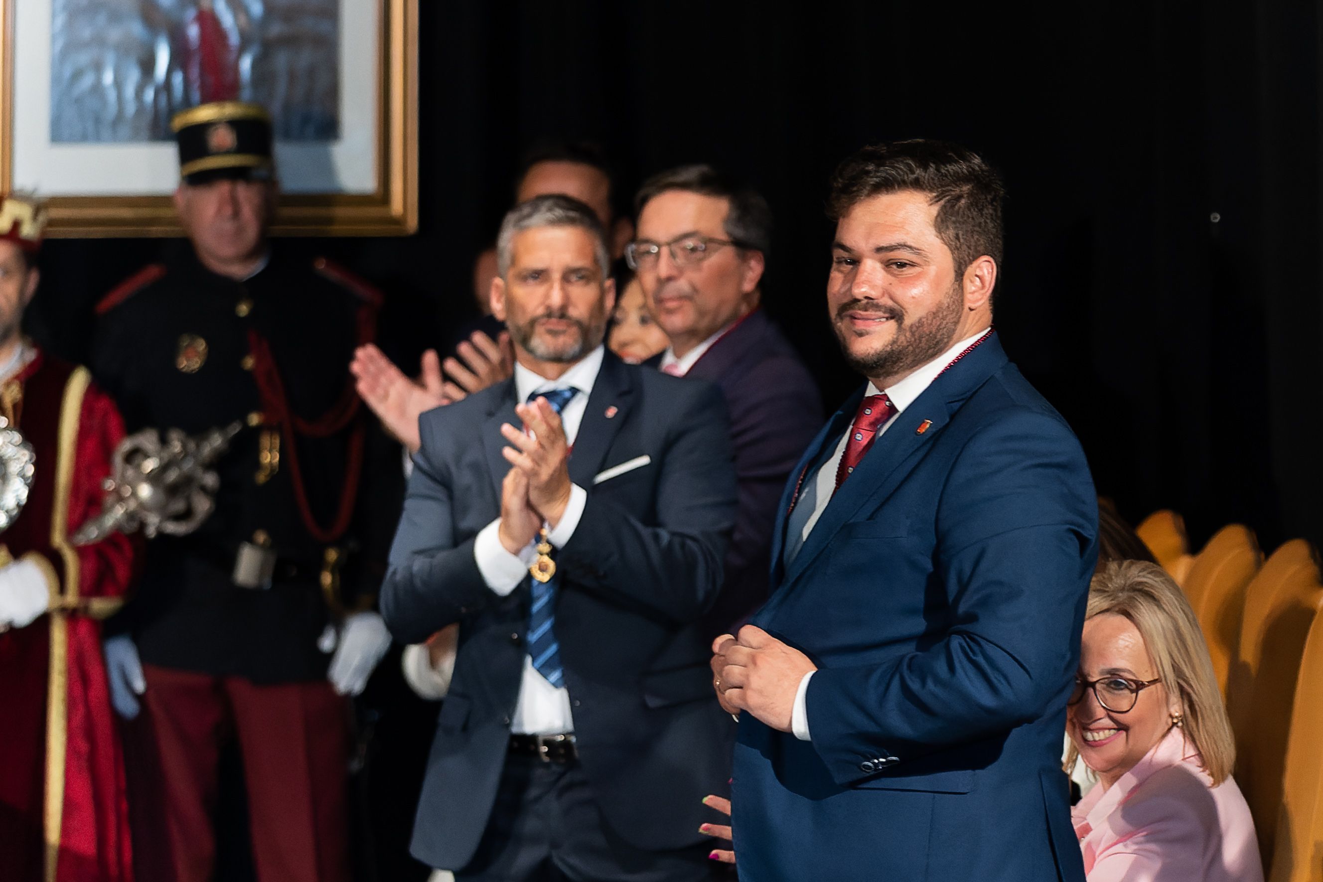 Acto de investidura de Miguel Rodríguez como alcalde de Arcos