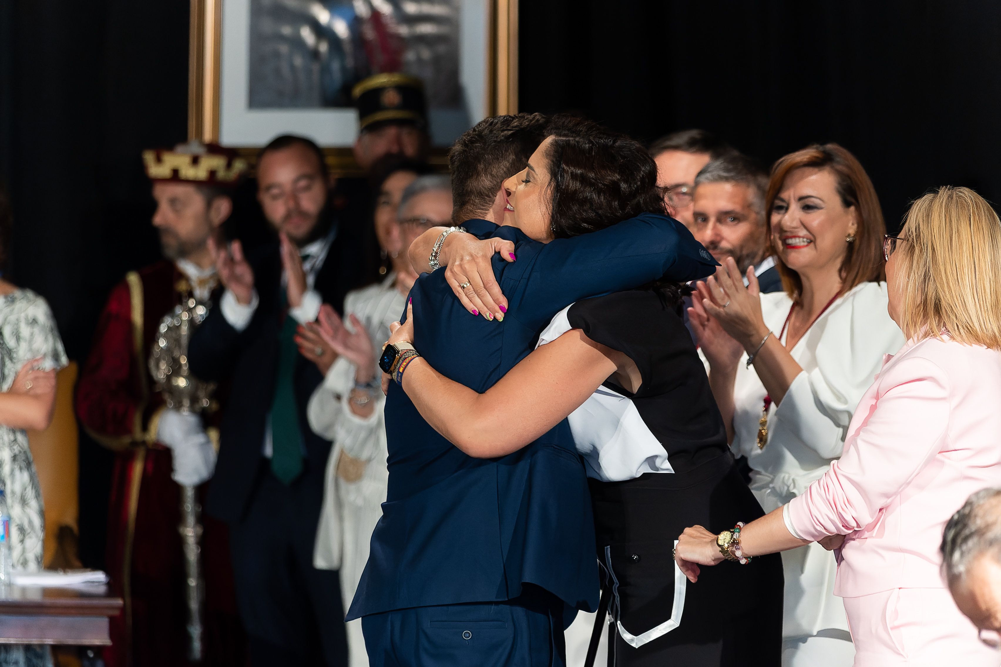 Acto de investidura de Miguel Rodríguez como alcalde de Arcos