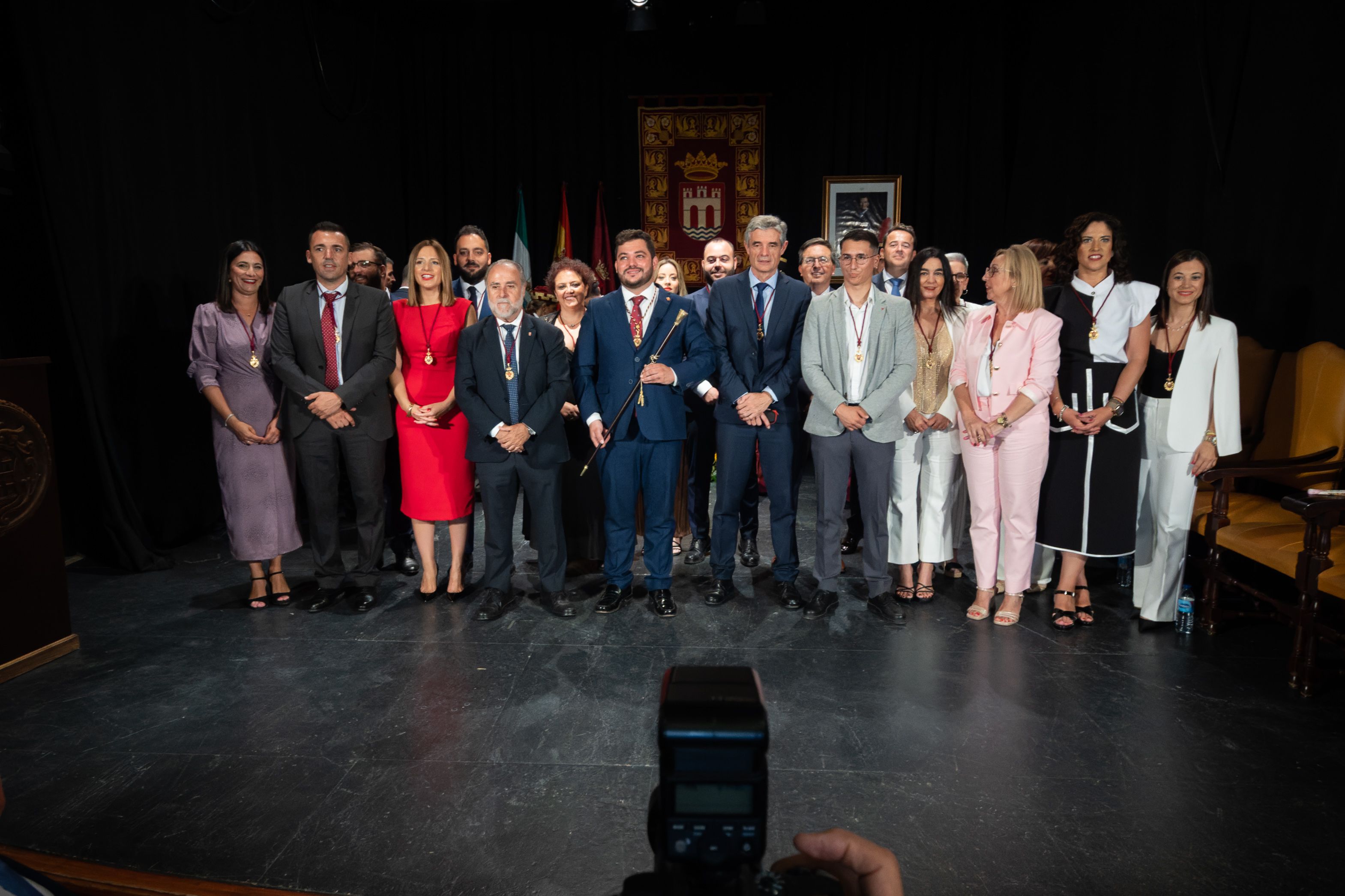 Acto de investidura de Miguel Rodríguez como alcalde de Arcos