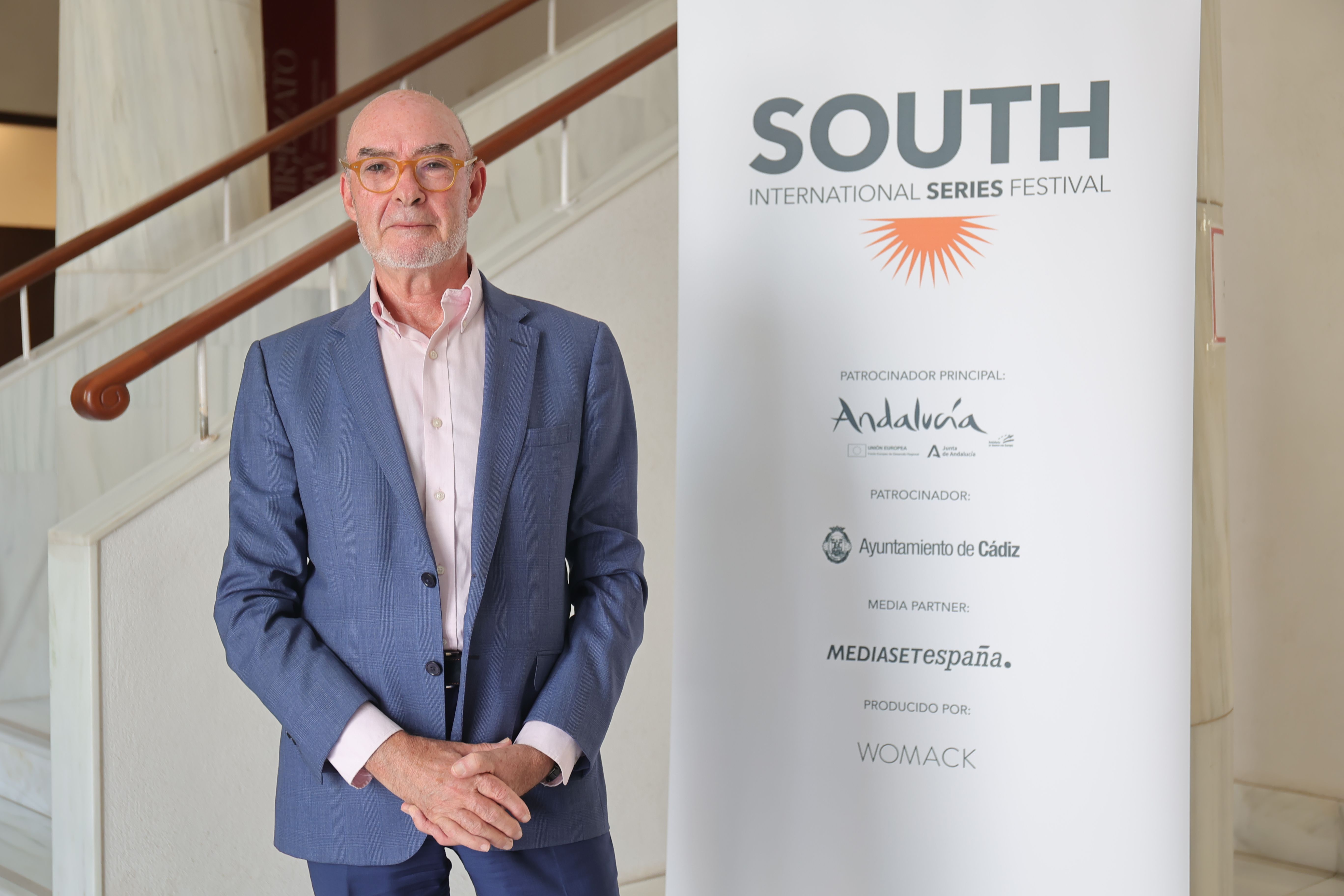 Joan Álvarez, director del South Series, retratado por lavozdelsur.es en una entrevista.