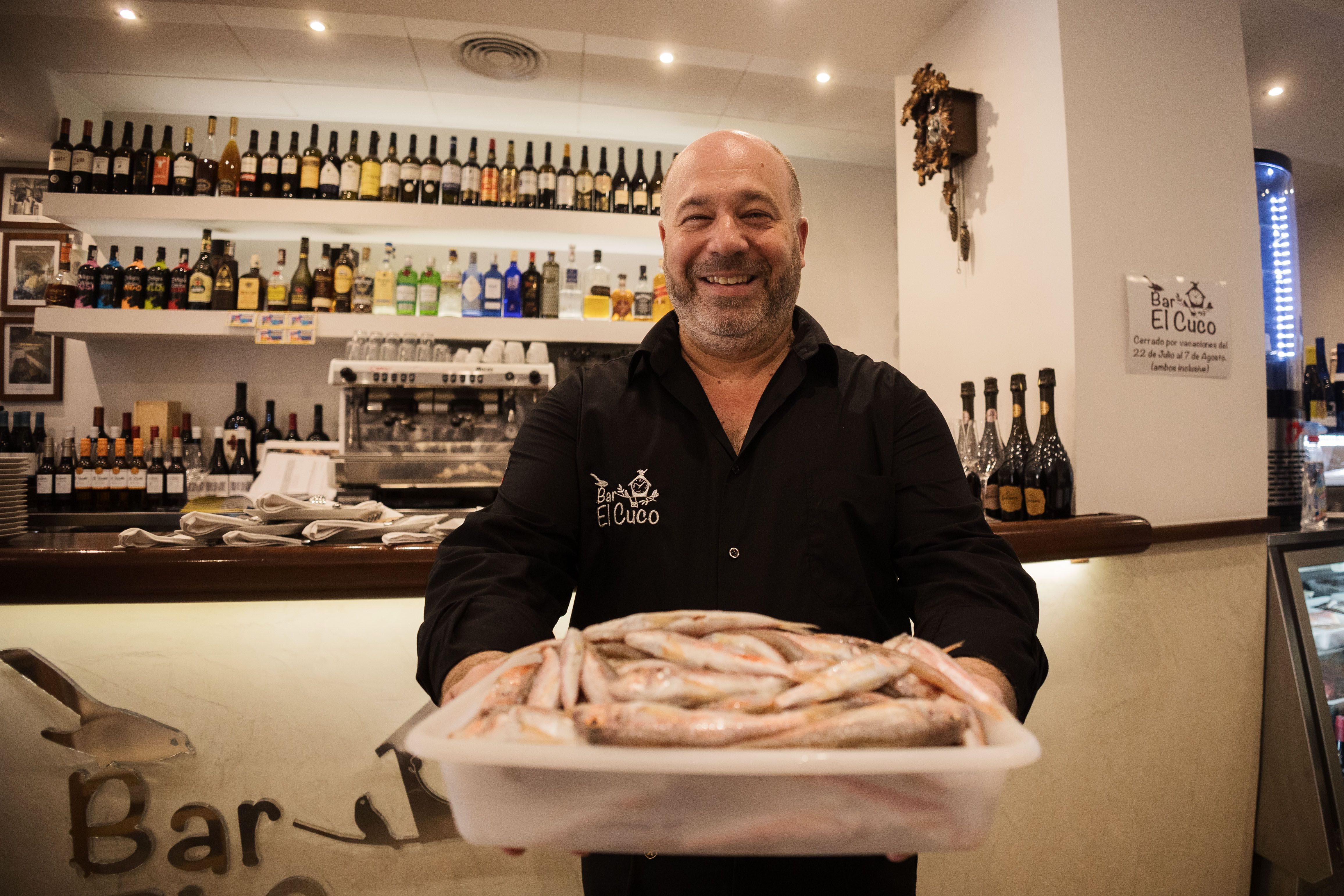José Carlos, dueño del Bar El Cuco. 