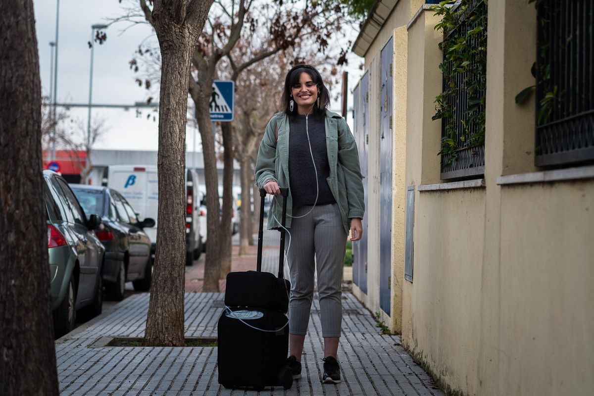 Tatiana Chagoyen, protagonista del reportaje publicado por lavozdelsur.es en enero de 2020.
