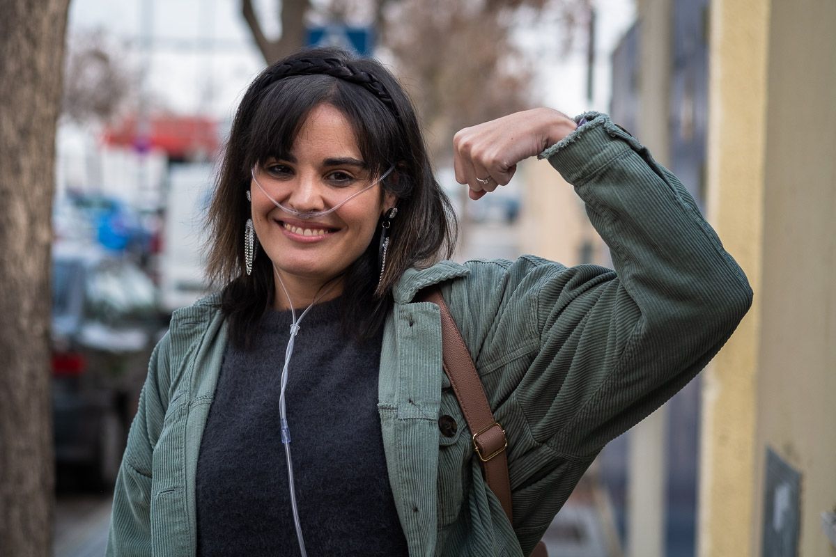 Tatiana Chagoyen, al más puro estilo Pablo Ráez, tras el encuentro con lavozdelsur.es: "Si me quedo en un golpe de tos, dona mis órganos".