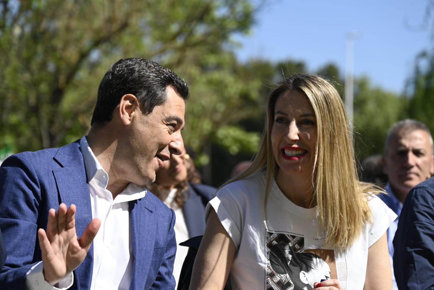 Andalucía y Extremadura: imagen de archivo de Moreno Bonilla y María Guardiola.