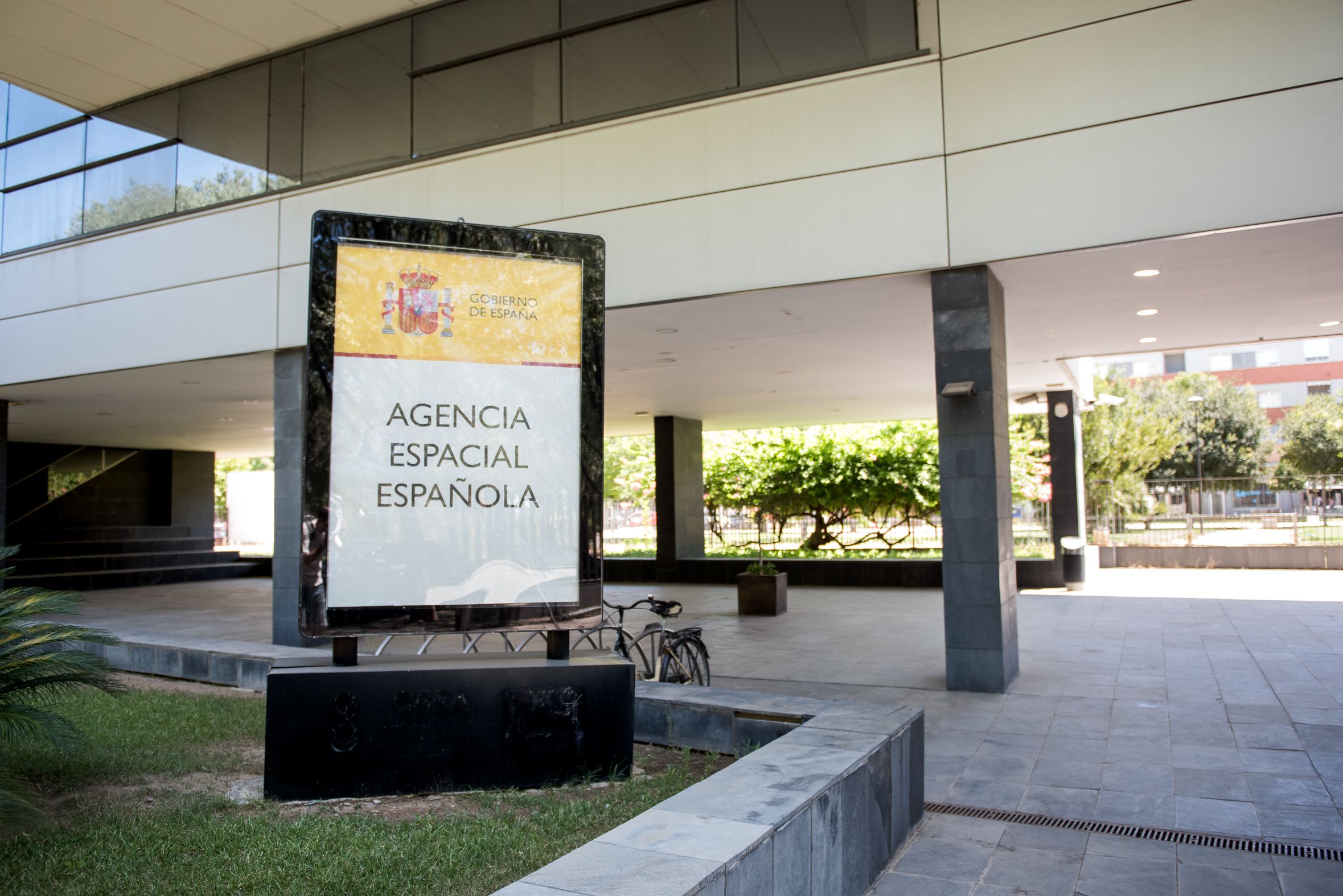 Sede de la Agencia Espacial Española, en el edificio CREA de Sevilla.