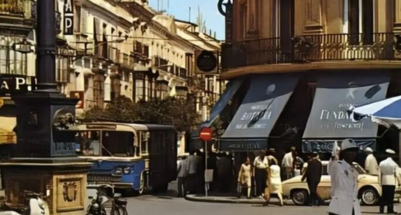 Una imagen del Jerez de los años 60. Una imagen del Jerez de los años 60.