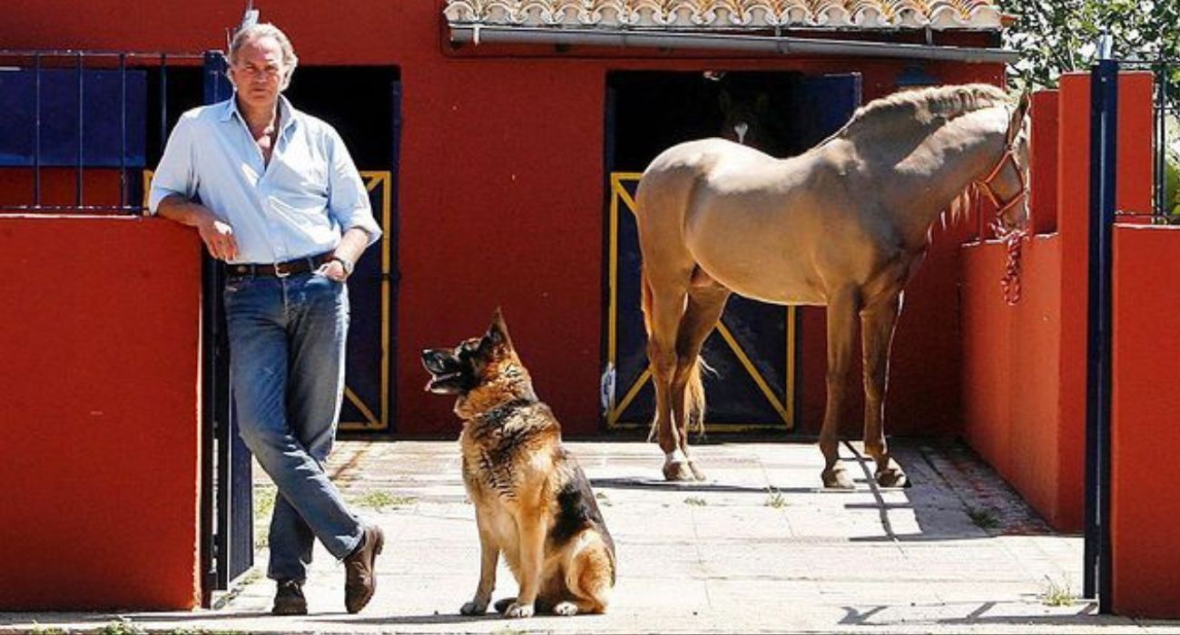 Bertín Osborne, en su finca. Bertín Osborne, en su finca.