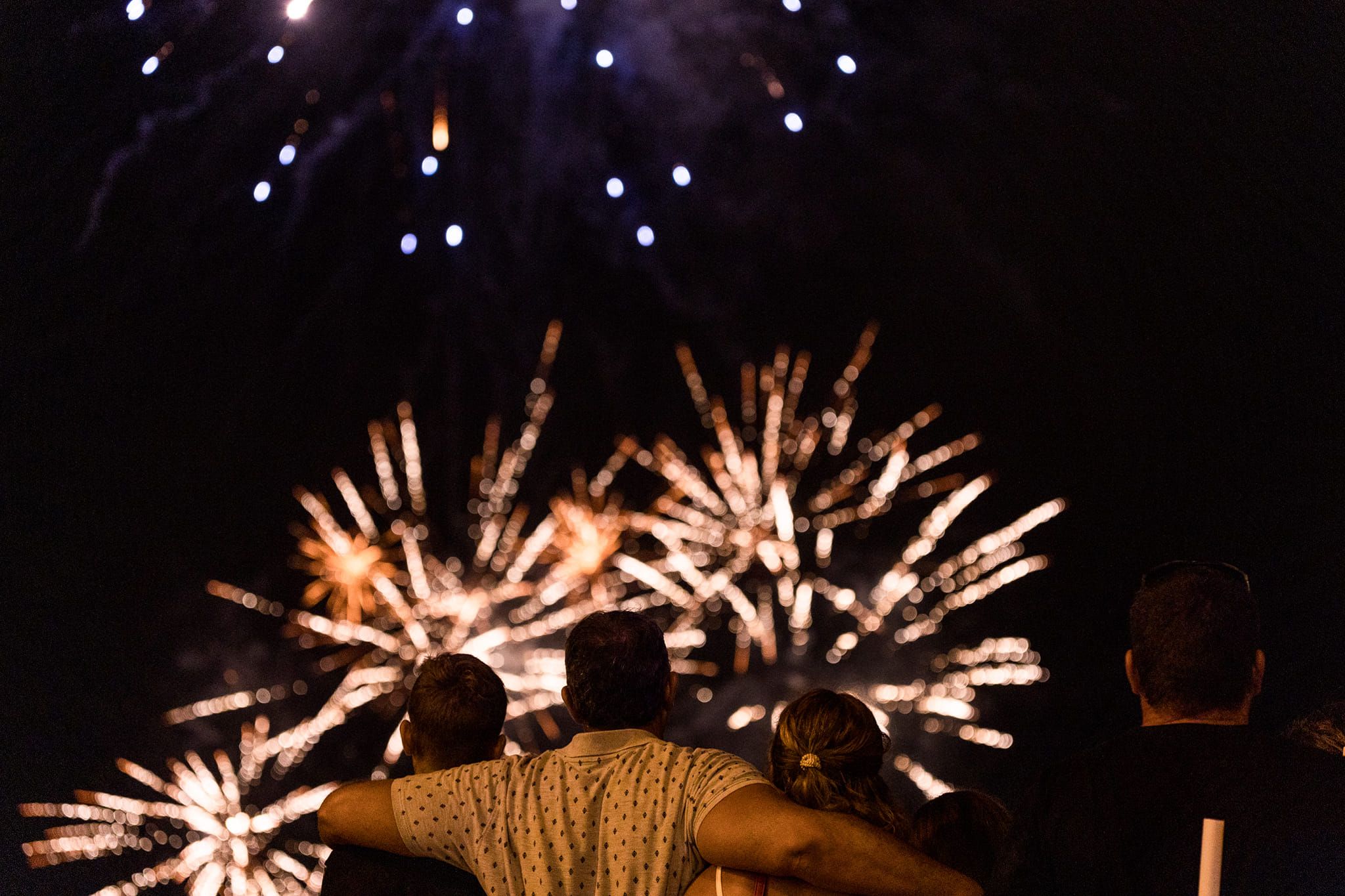 Los fuegos artificiales pusieron el epílogo a las fiestas.