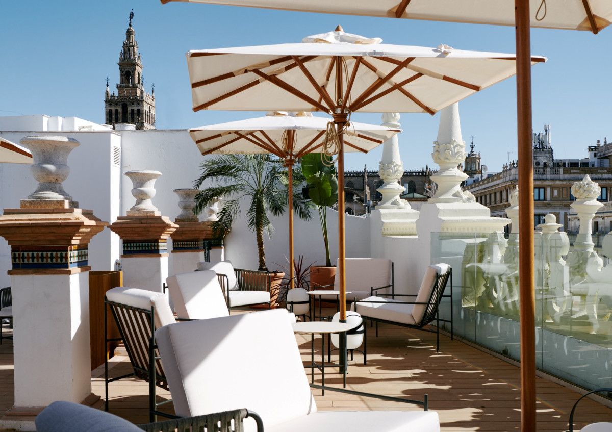 Más vistas privilegiadas desde la azotea del Nobu.