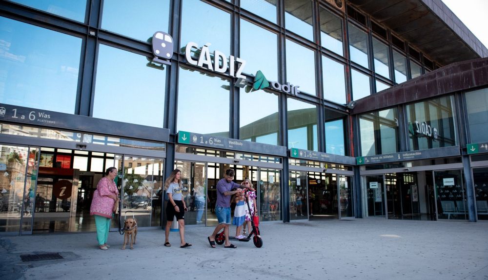 Estación central en Cádiz, en una imagen reciente.