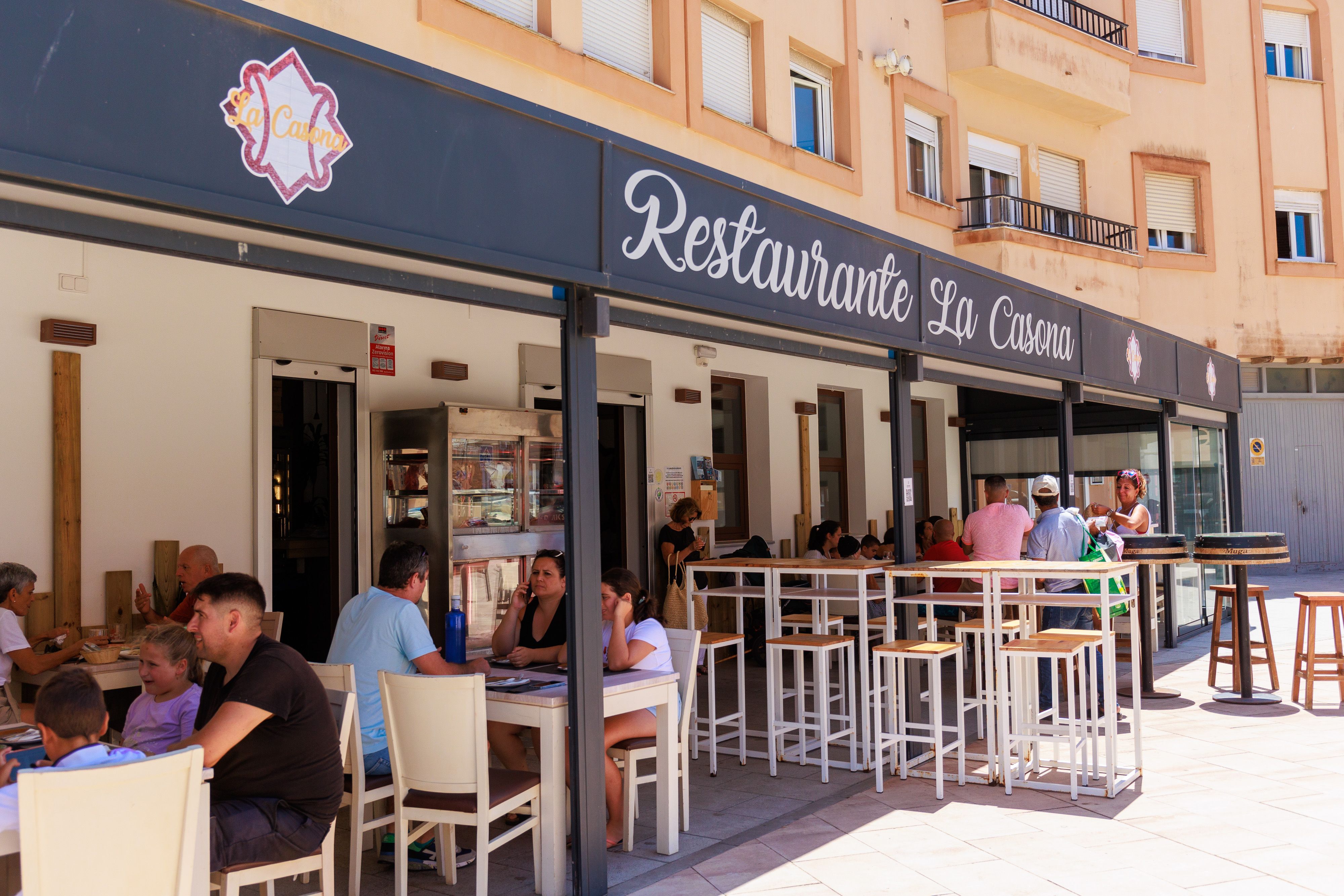 Terraza del restaurante, con nueva ubicación desde 2020.
