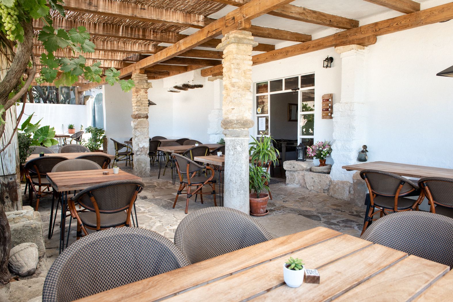 Aspecto de la terraza del restaurante Patría.     MAURI BUHIGAS