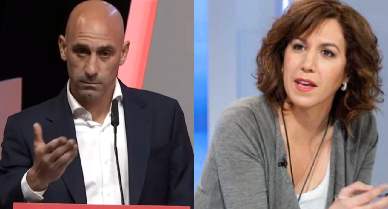 Luis Rubiales e Irene Lozano, expresidenta del CSD. Luis Rubiales e Irene Lozano, expresidenta del CSD.