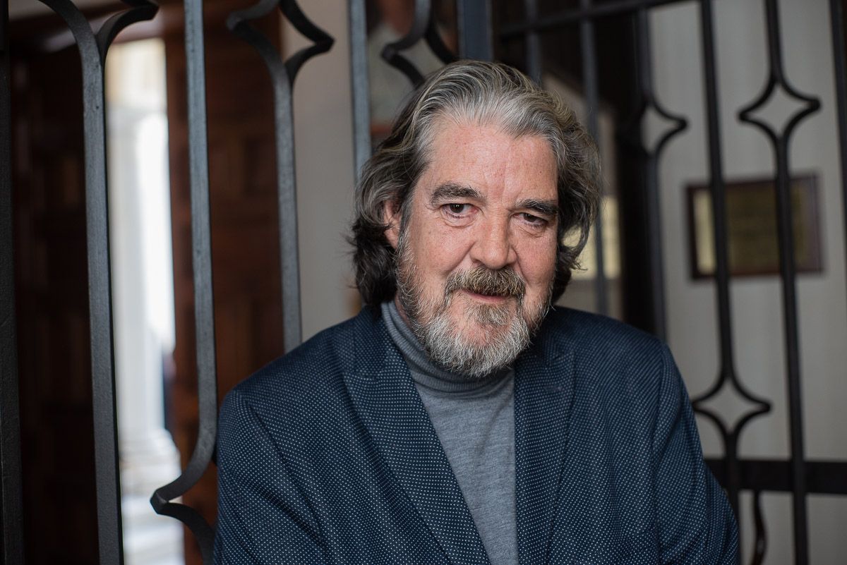 Rafael Riqueni, tras la entrevista con lavozdelsur.es / FOTO: MANU GARCÍA