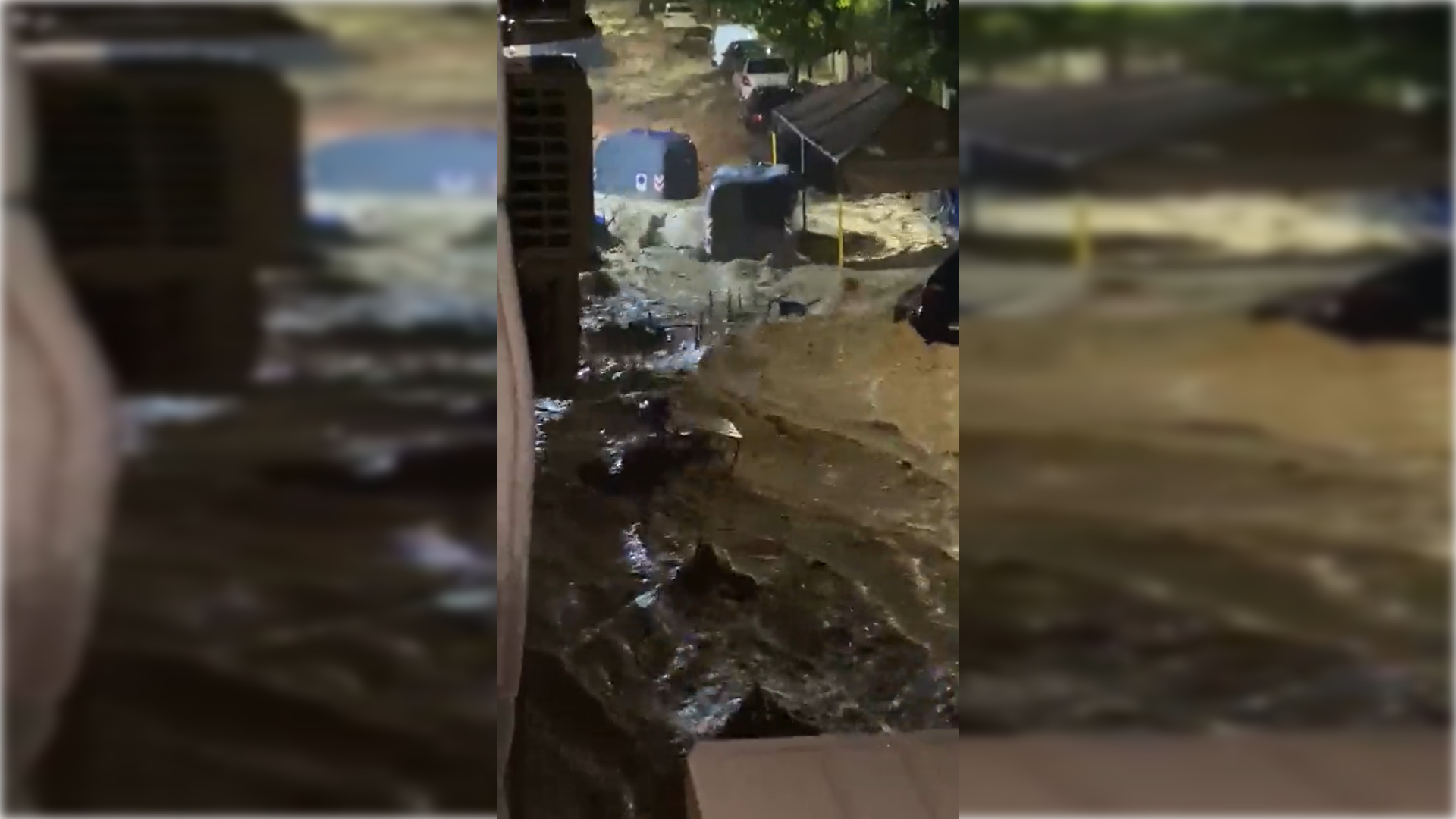 Imagen del temporal en el centro peninsular. Moreno ha cuestionado el rigor de la Aemet.