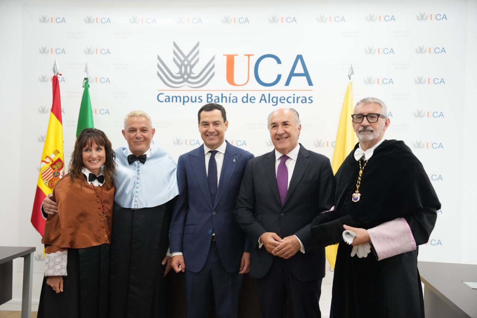 La investidura de Alejandro Sanz en el campus de Algeciras de la Universidad de Cádiz.